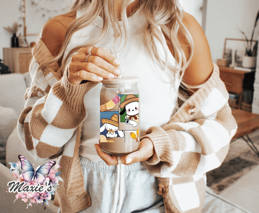 Kitty & Amigas š Graphic Design 16oz. UVDTF Cup Wrap