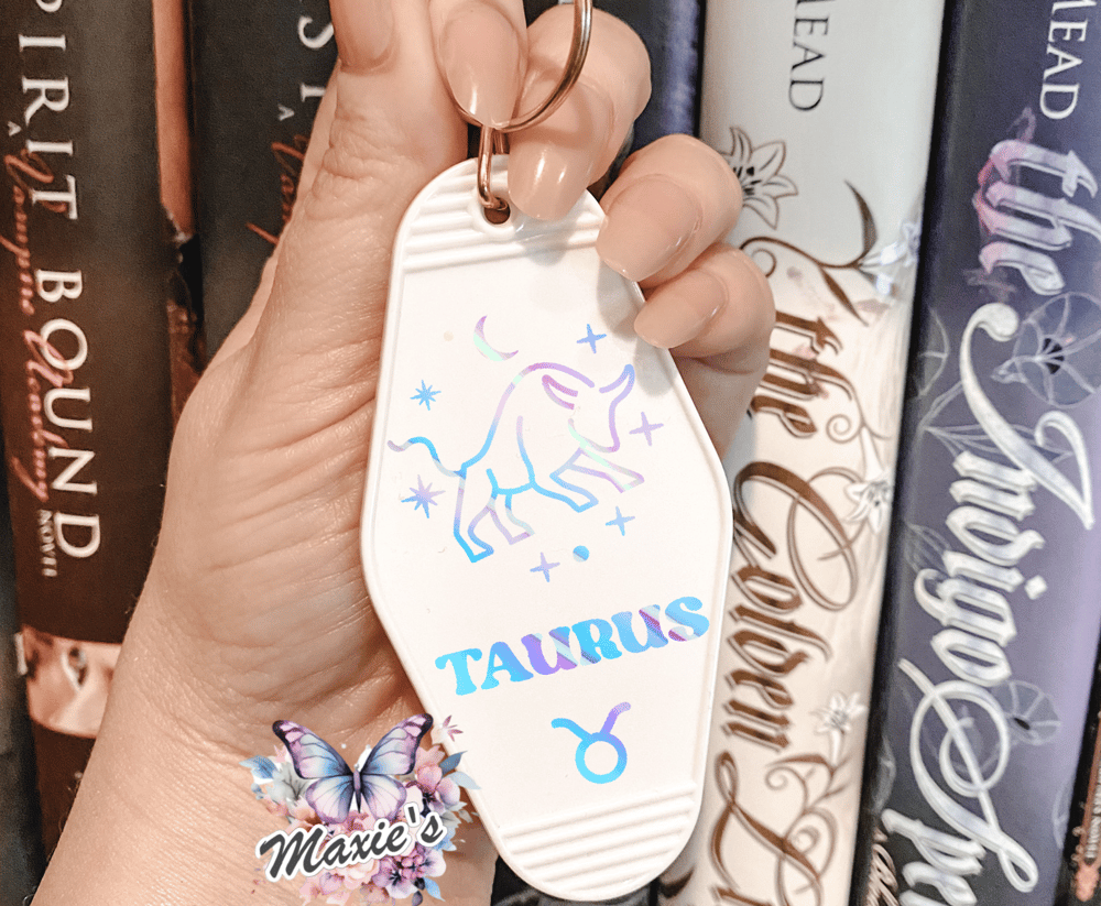 Taurus ♉️ Constellation UVDTF Motel Keychain Decal
