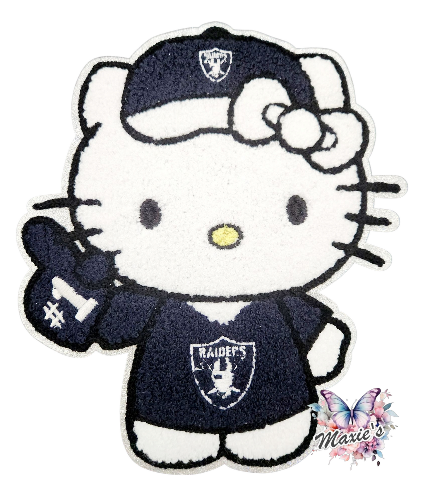 Raider Kitty Chenille Patch