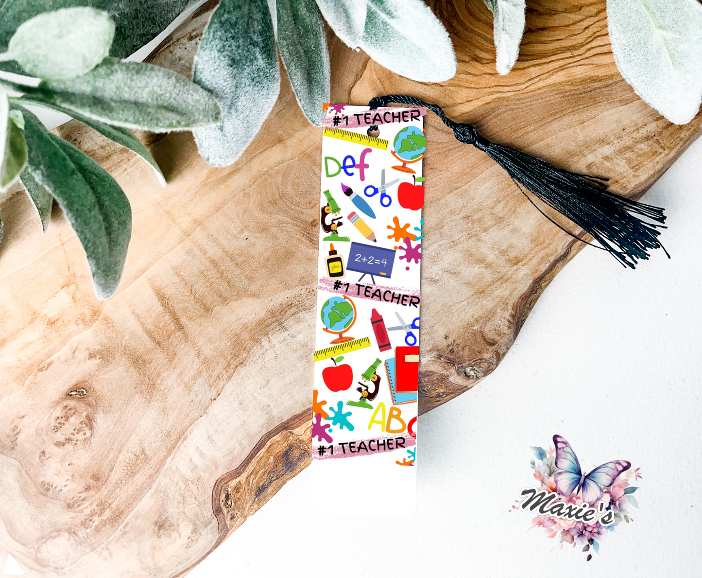 Teacher Theme UVDTF Pen Wrap/Bookmark Decal