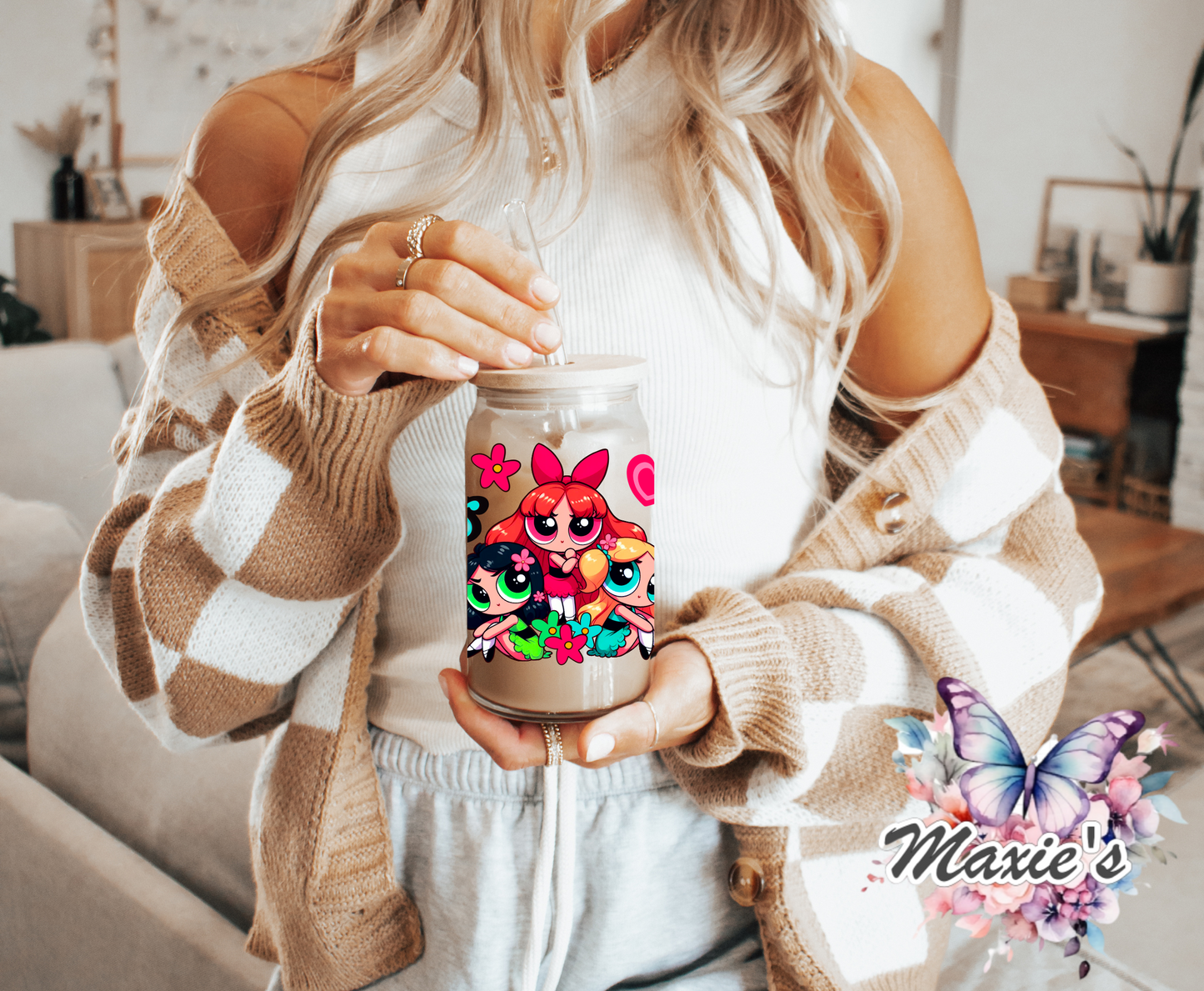 Girl Power Graphic Design 16oz. UVDTF Cup Wrap