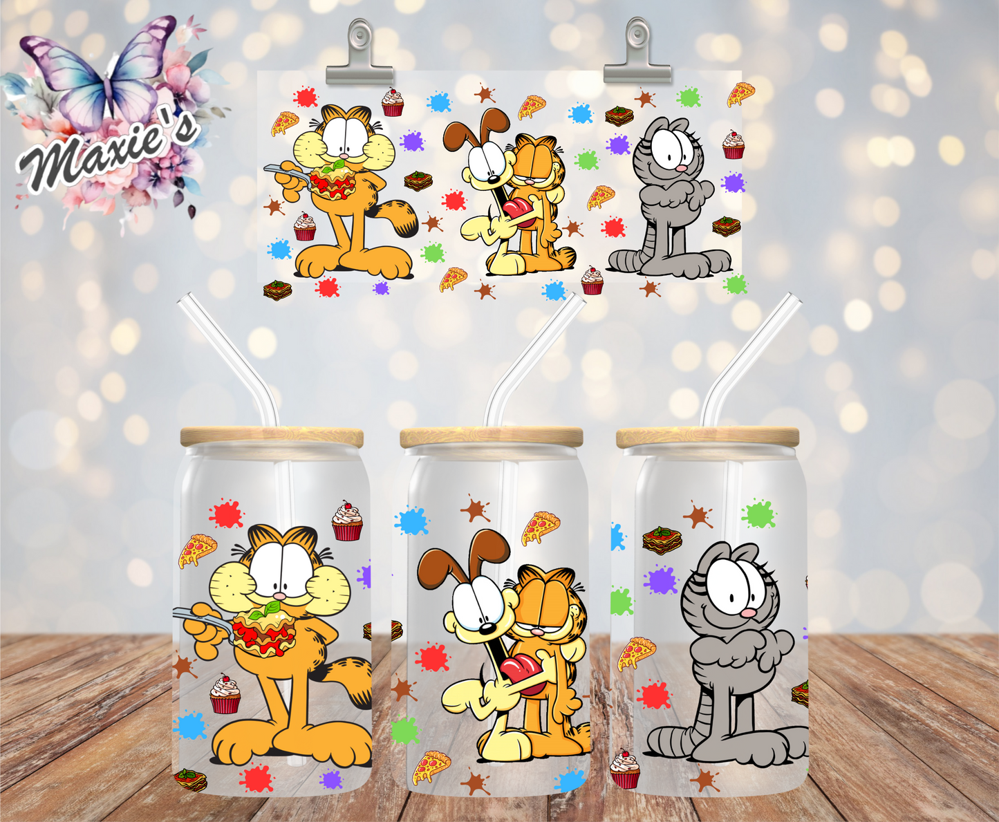 ✨️ Double - Sided ✨️ Best Friend Forever 🧡 Cat & Dog Graphic Design 16oz. UVDTF Cup Wrap