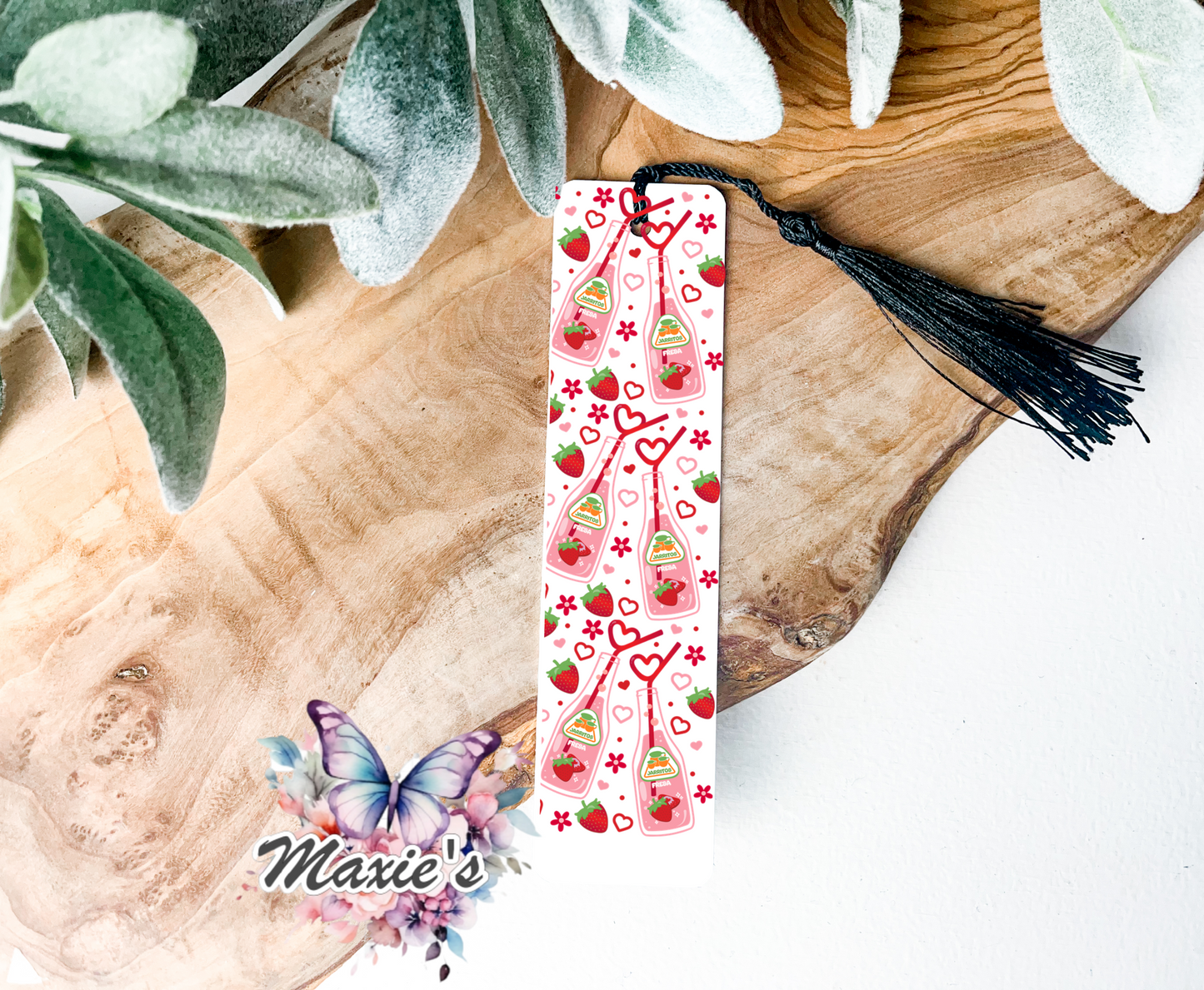 Strawberry π Soda Pop Theme UVDTF Pen Wrap/ Bookmark Decal
