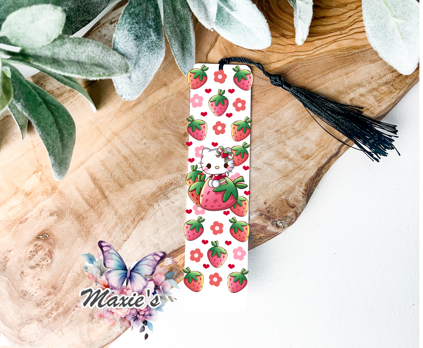 Hello Kitty & Strawberries π Theme UVDTF Pen Wrap/ Bookmark Decal
