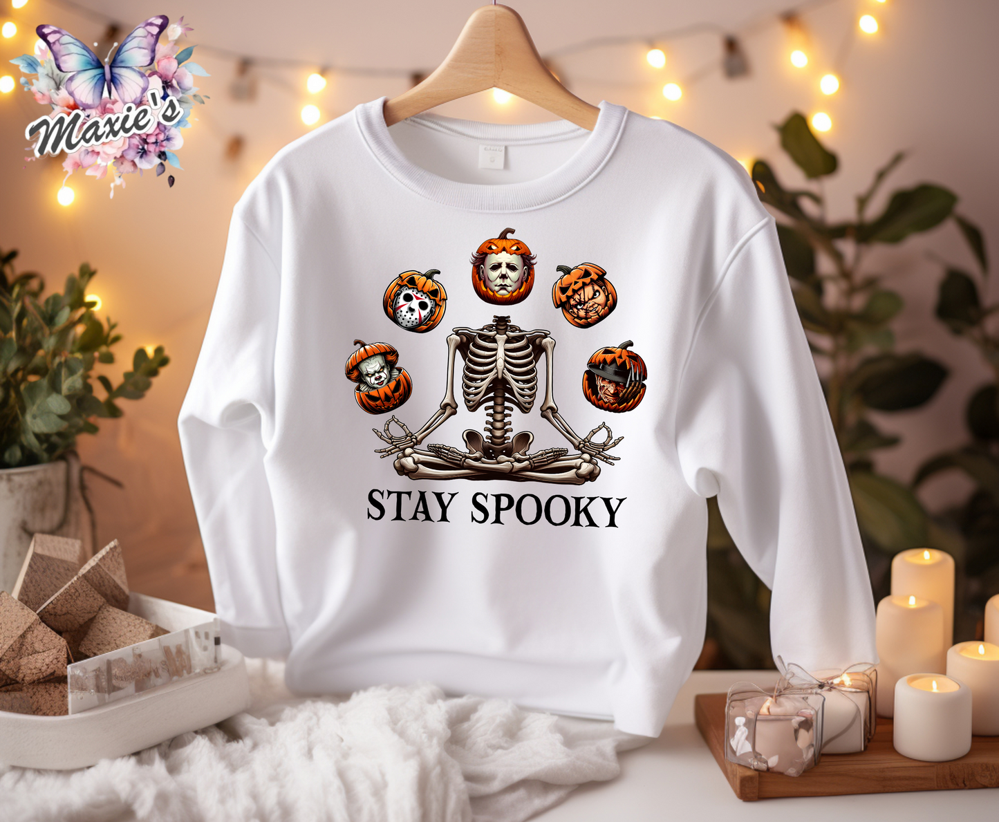 Stay Spooky Skeleton š Graphic Design DTF Transfer Print