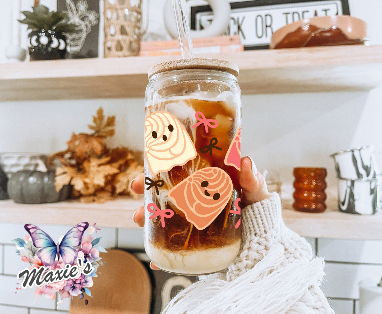 Concha Ghosts š» & Bows š 16oz. UVDTF Cup Wrap