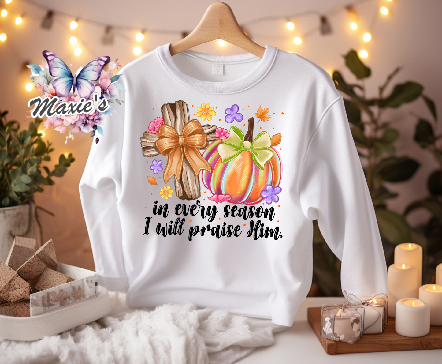 I will Praise Him š Christian Quote DTF Transfer Print