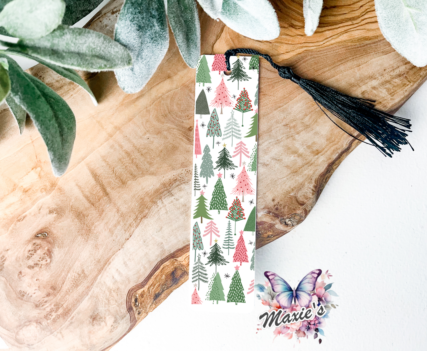 X'mas Tree Theme UVDTF Pen Wrap / Bookmark Decal