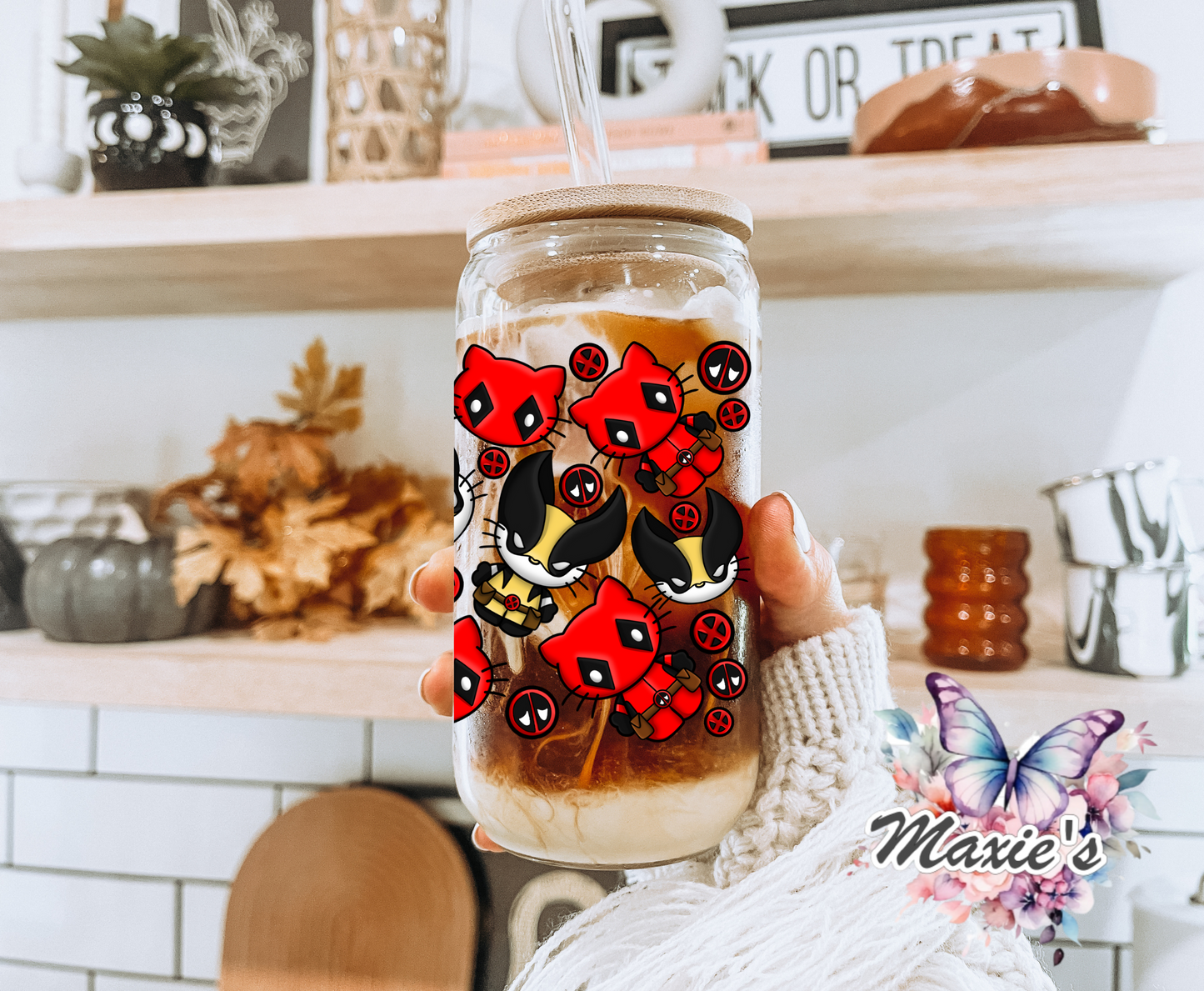 ✨Double-Sided✨ KittyPool & Kitty-Verine Graphic Design 16oz. UVDTF Cup Wrap