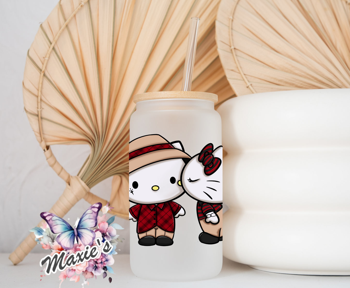 I Luv U, Darling Baby ♥️ Hello-Kitty Couple Graphic Design 16oz. UVDTF Cup Wrap