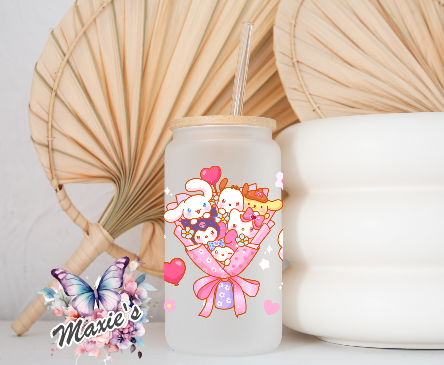 Kawaii Bouquet 💐 Graphic Design 16oz. UVDTF Cup Wrap