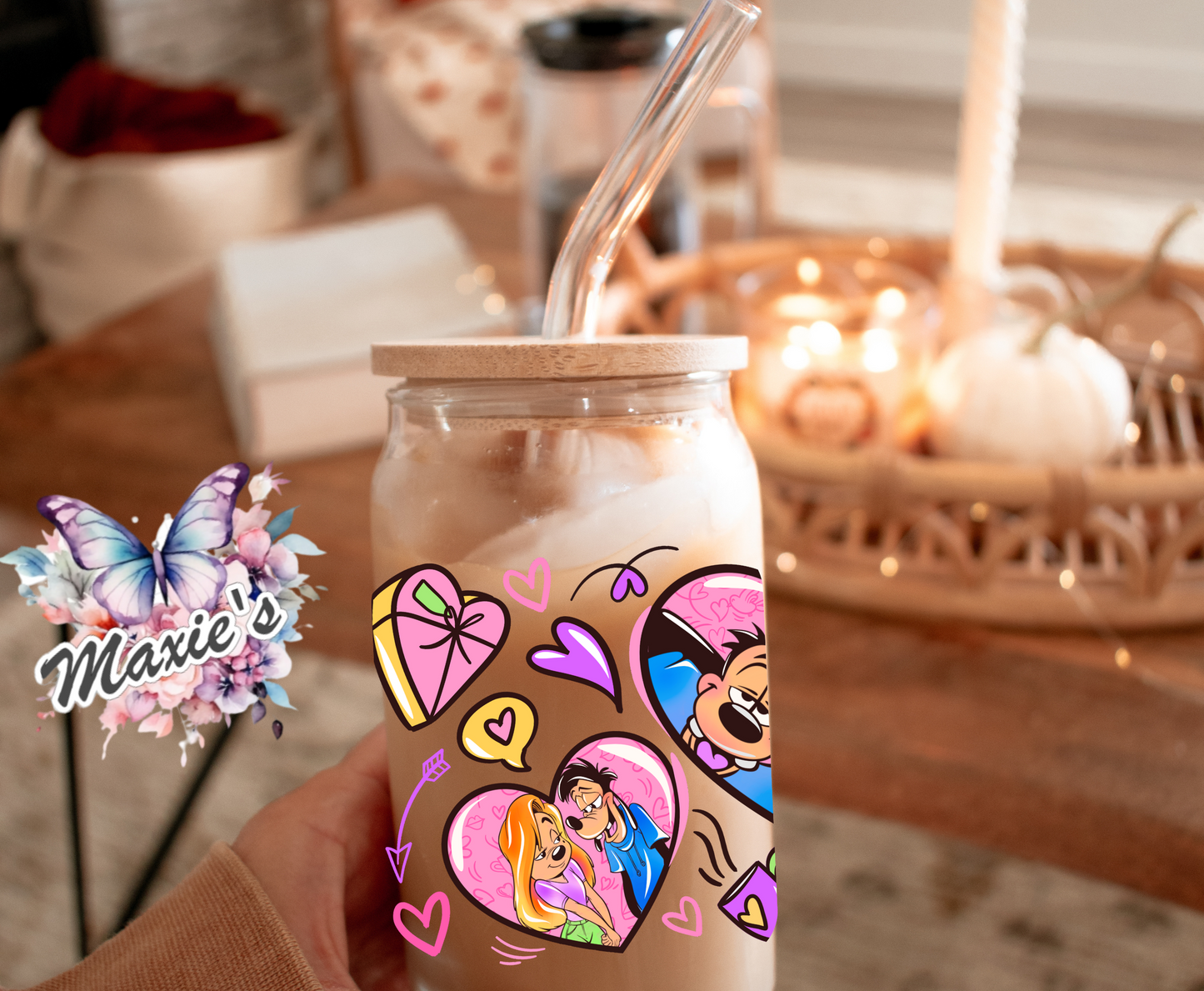 Goofy Romance Graphic Design 16oz. UVDTF Cup Wrap