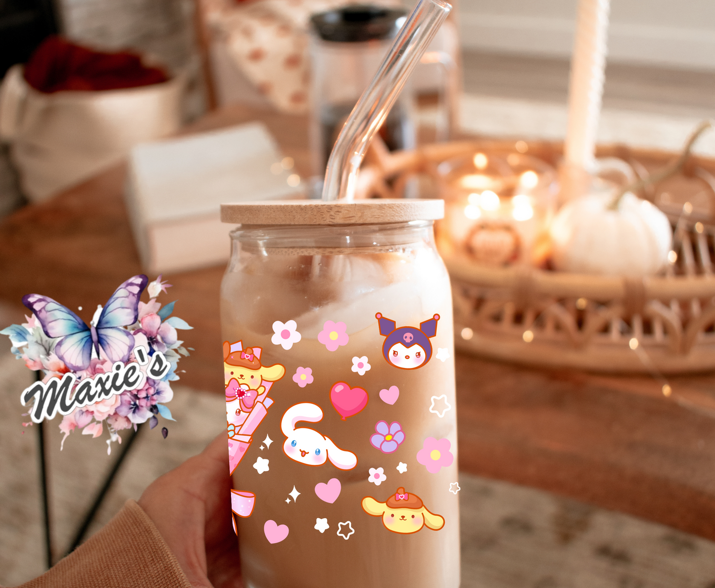 Kawaii Bouquet 💐 Graphic Design 16oz. UVDTF Cup Wrap