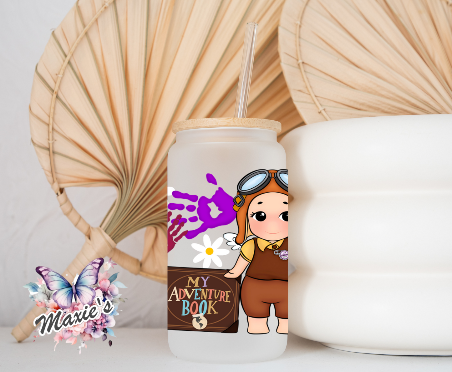 My Adventure Book Cute Couple Graphic Design 16oz. UVDTF Cup Wrap