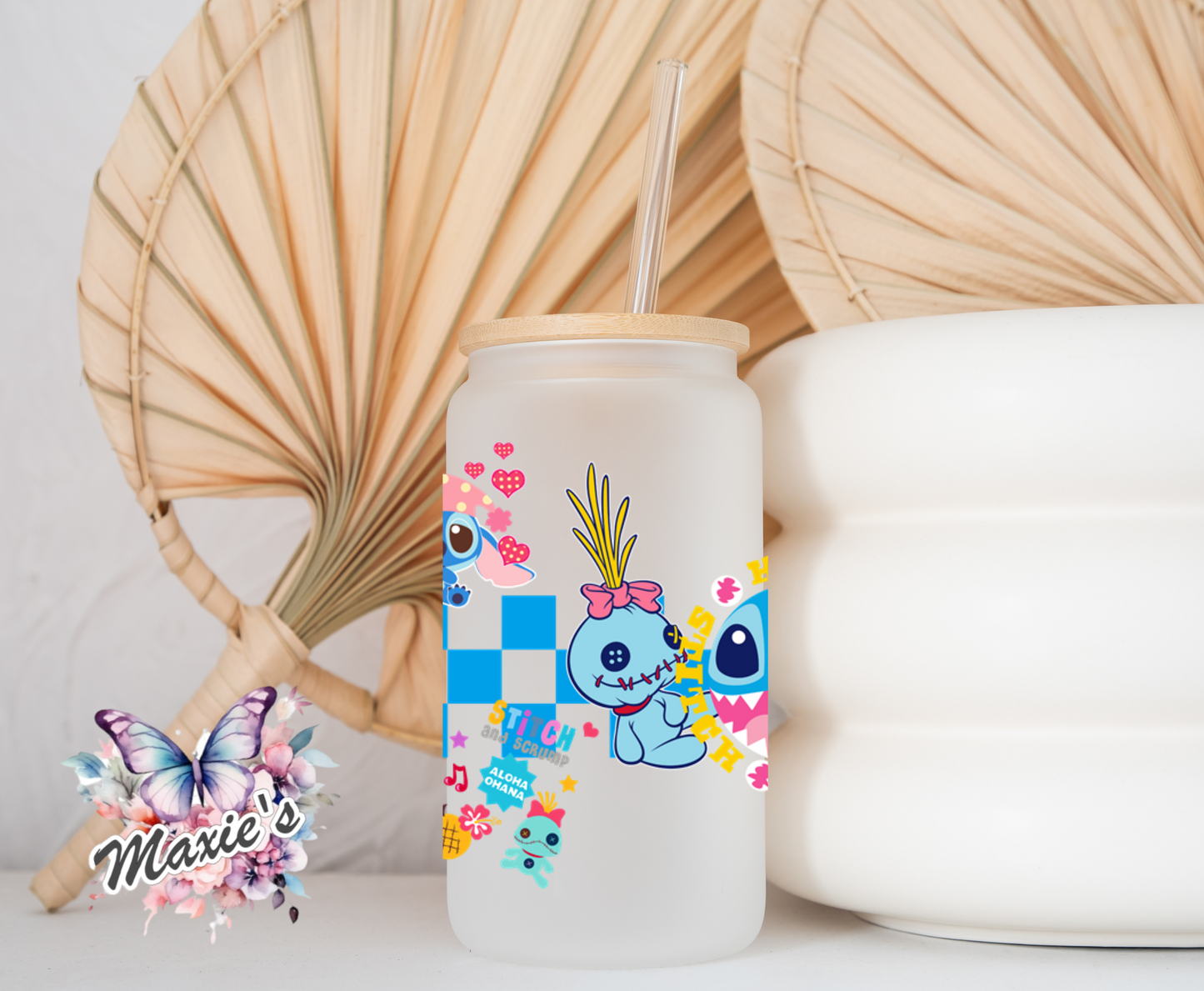 Aloha Stitch Graphic Design 16oz. UVDTF Cup Wrap