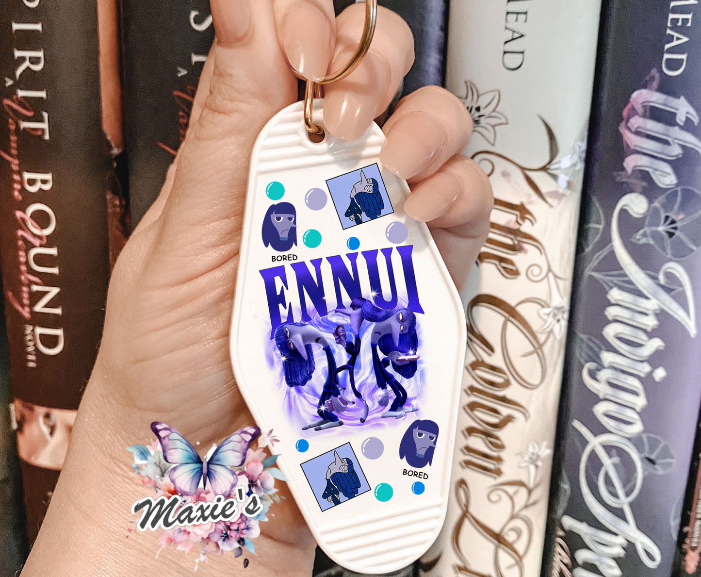 Ennui Emotion UVDTF Motel Keychain Decal