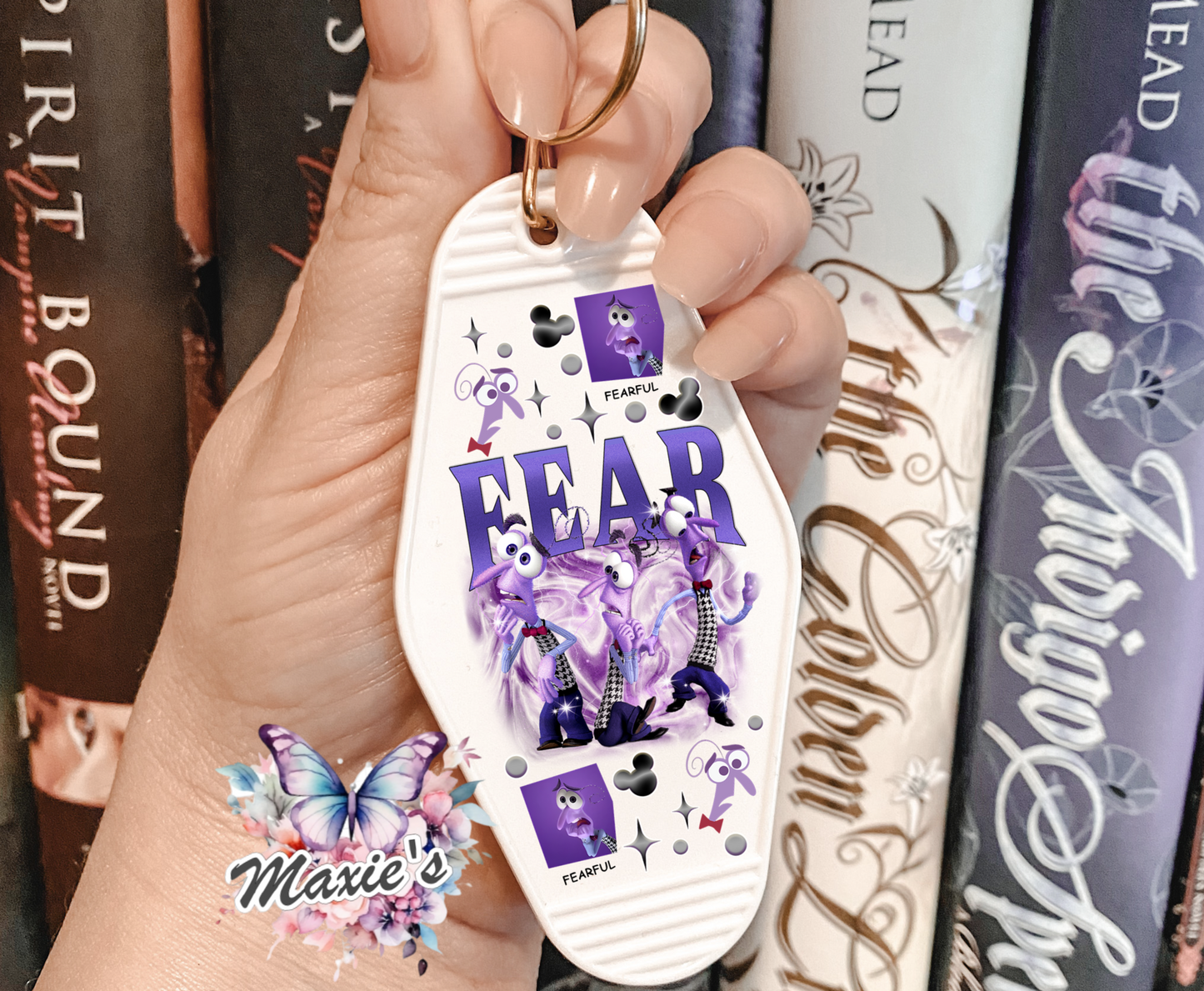 Fear π¨ Emotion UVDTF Motel Keychain Decal