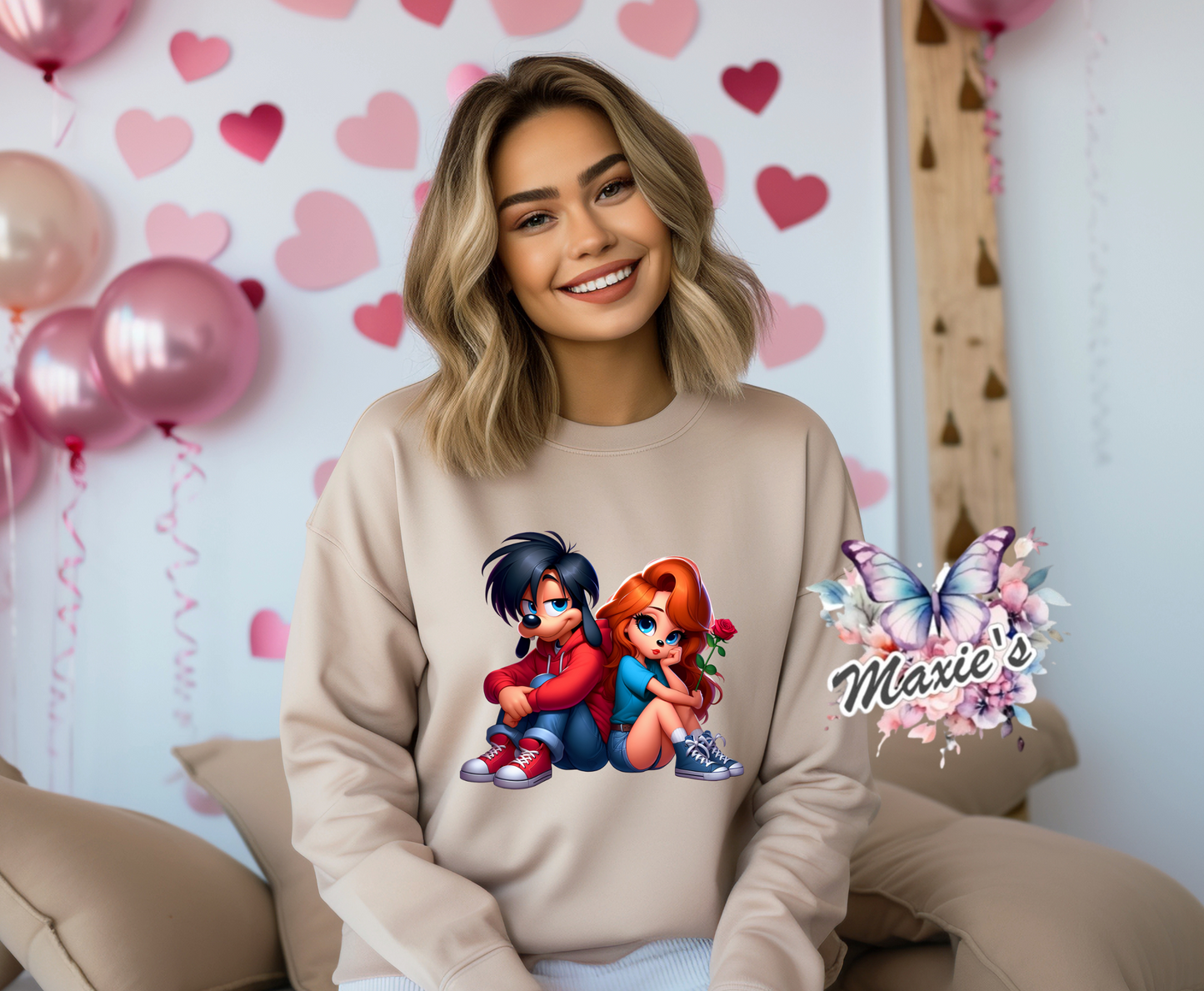 Max & Roxanne Romance DTF Transfer Print