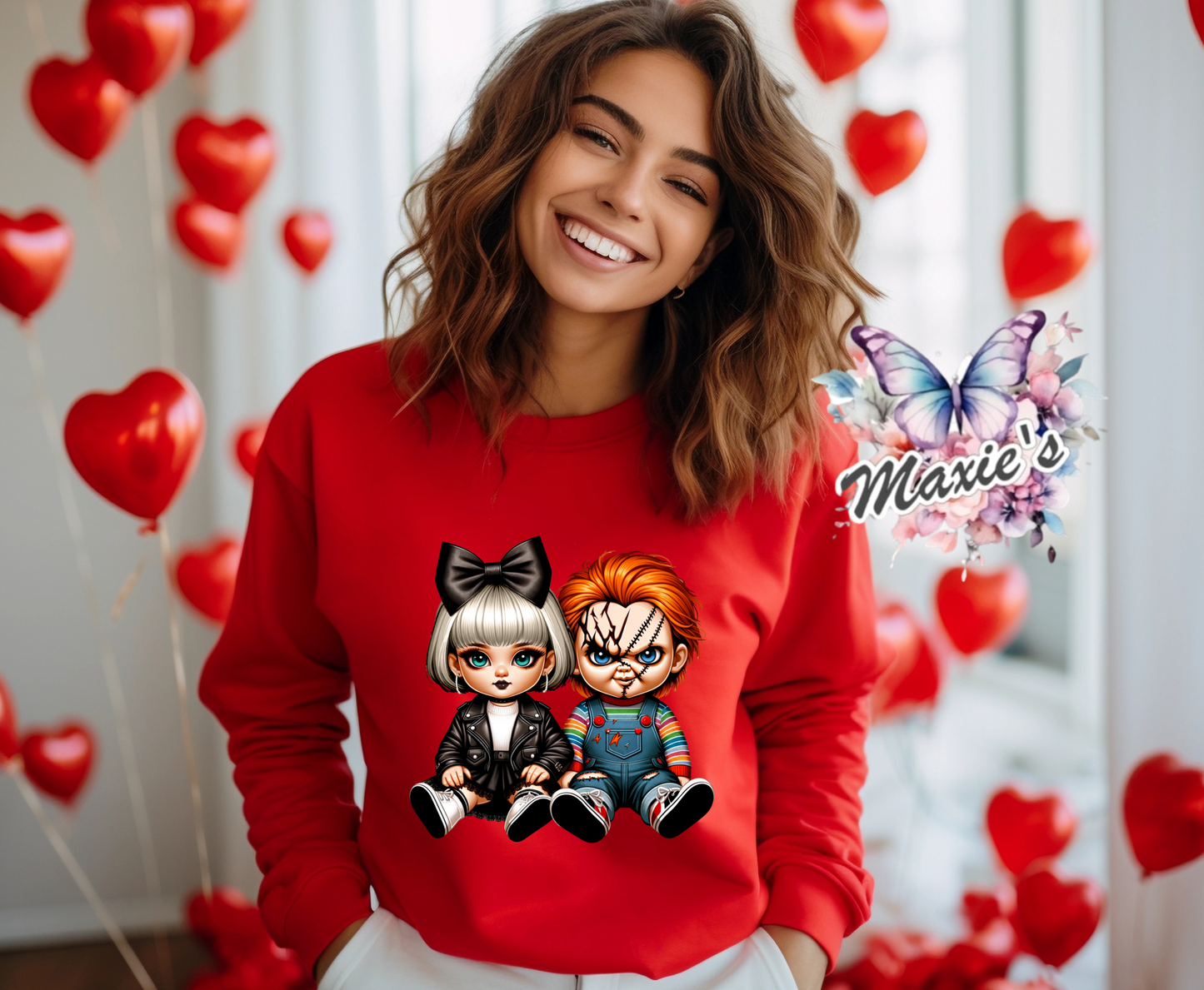 Chucky & Tiffany Romance Graphic Design DTF Transfer Print