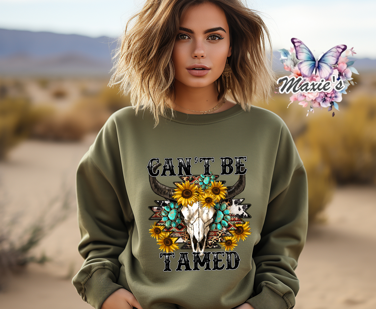 Can't Be Tamed Graphic Design DTF Transfer Print