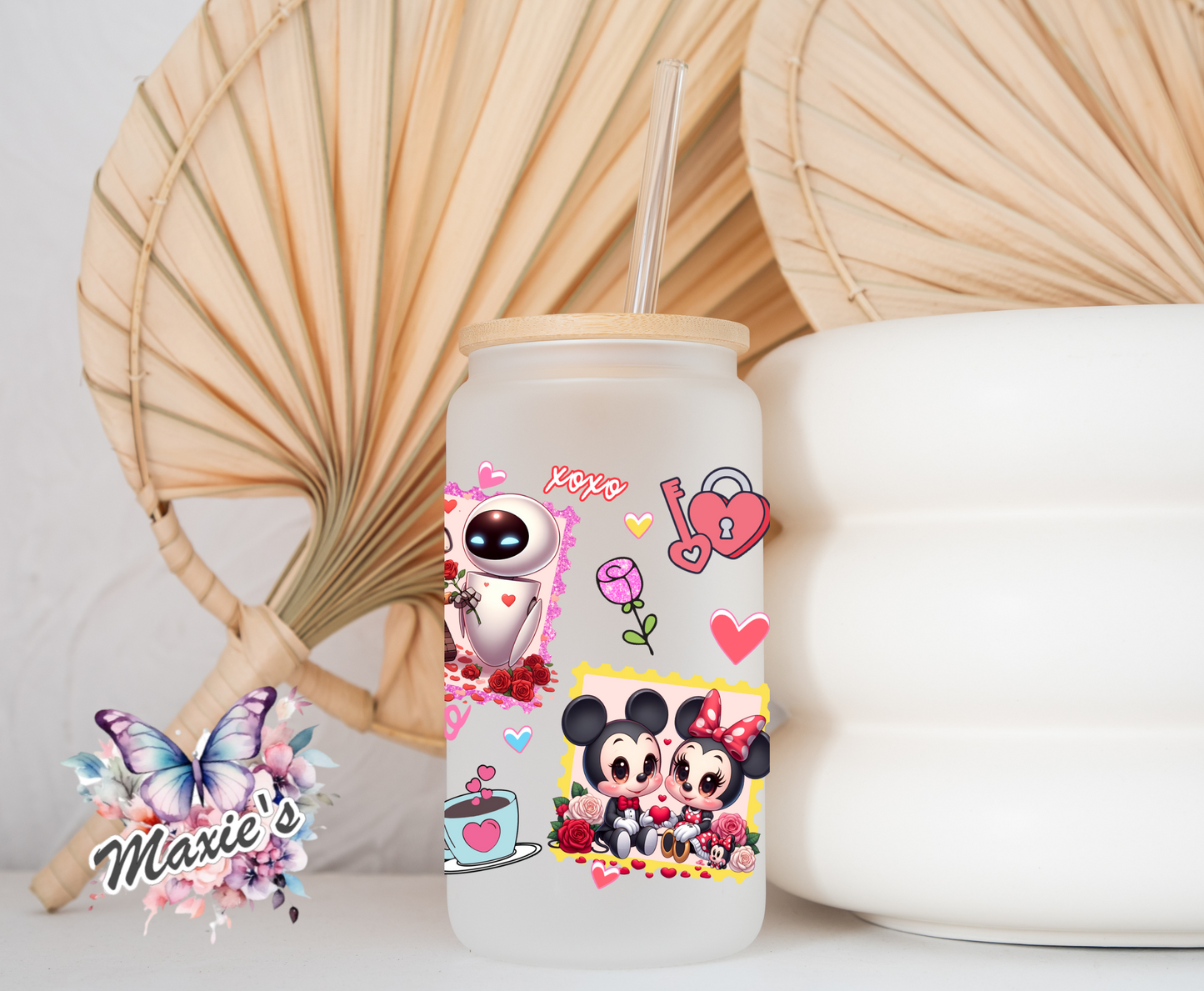 Your Favorite Disney Love Stories Graphic Design 16oz. UVDTF Cup Wrap
