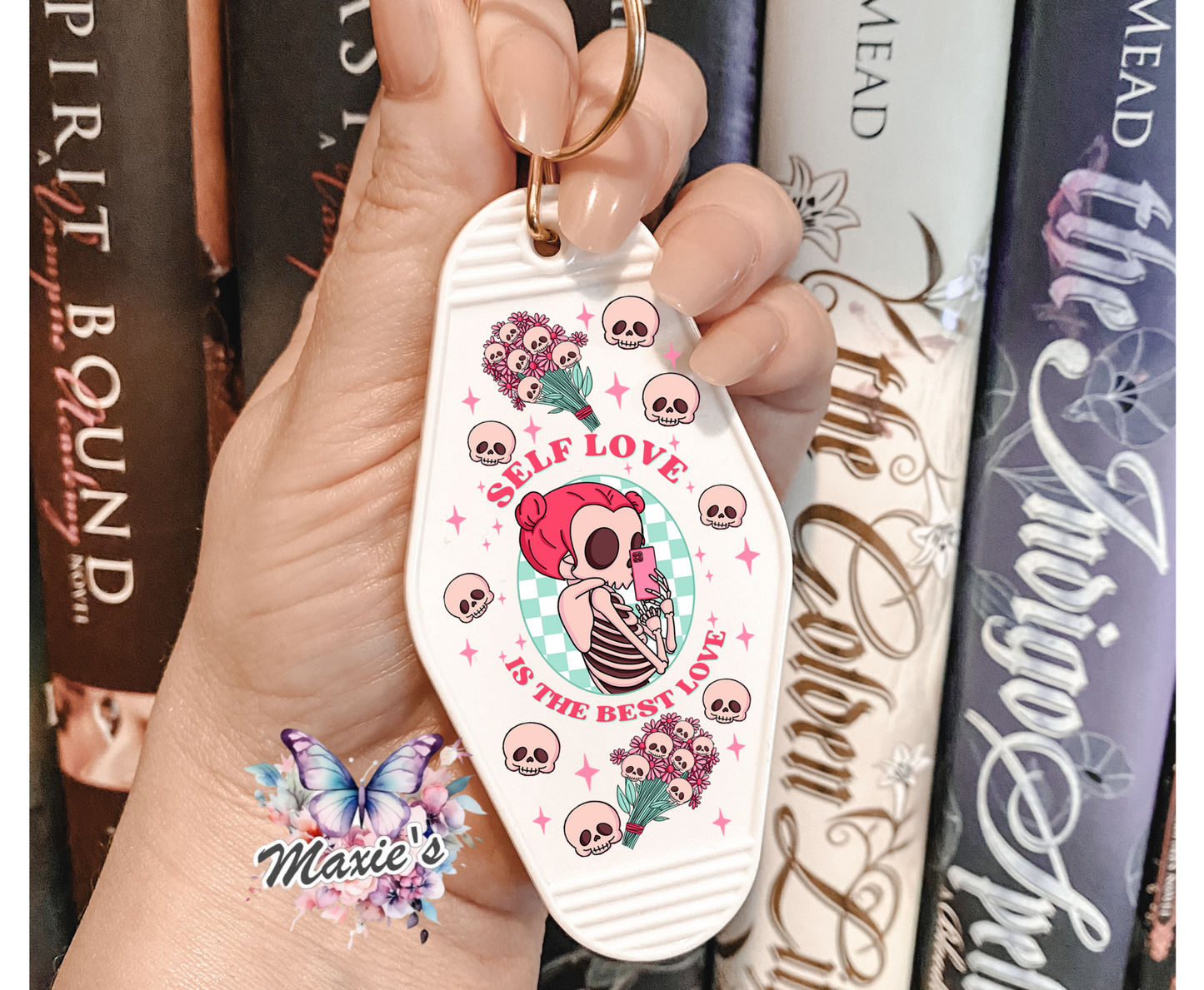 Self Love Is The Best ♥️ Graphic Design UVDTF Motel Keychain Decal