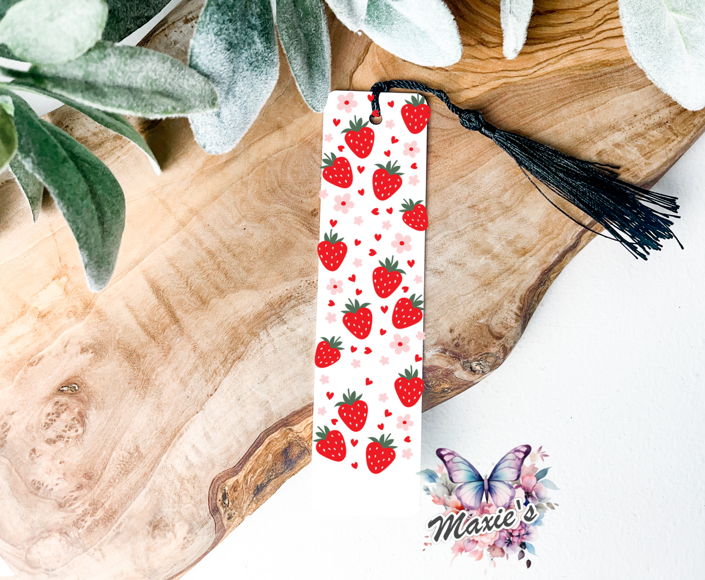 Sakura Flowers πΈ & Strawberry π Theme UVDTF Pen Wrap/Bookmark Decal
