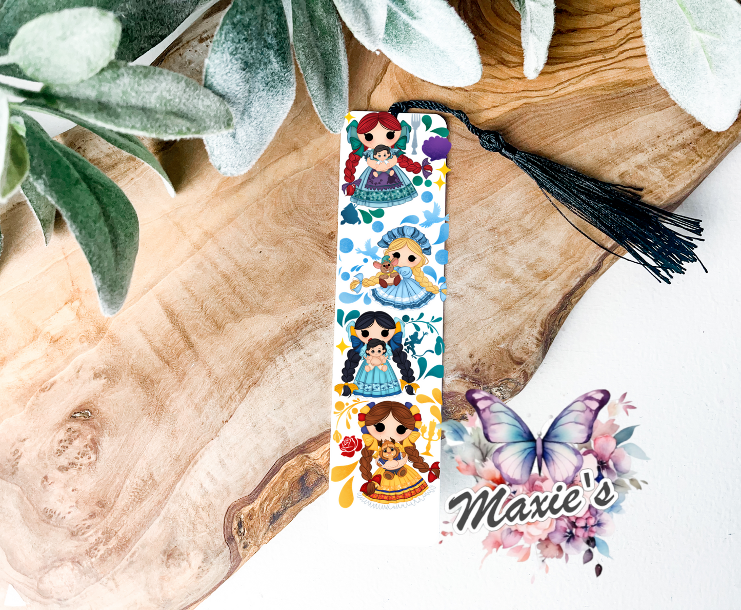 Talavera Princess Dolls Theme UVDTF Pen Wrap/Bookmark Decal