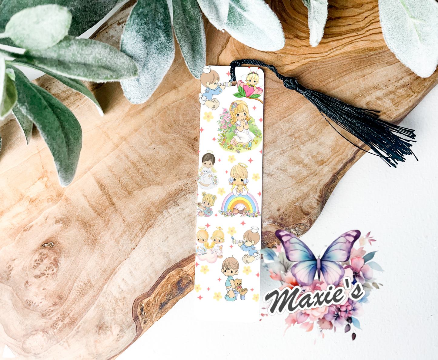Classic Baby Angel Graphic Design UVDTF Pen Wrap/Bookmark Decal