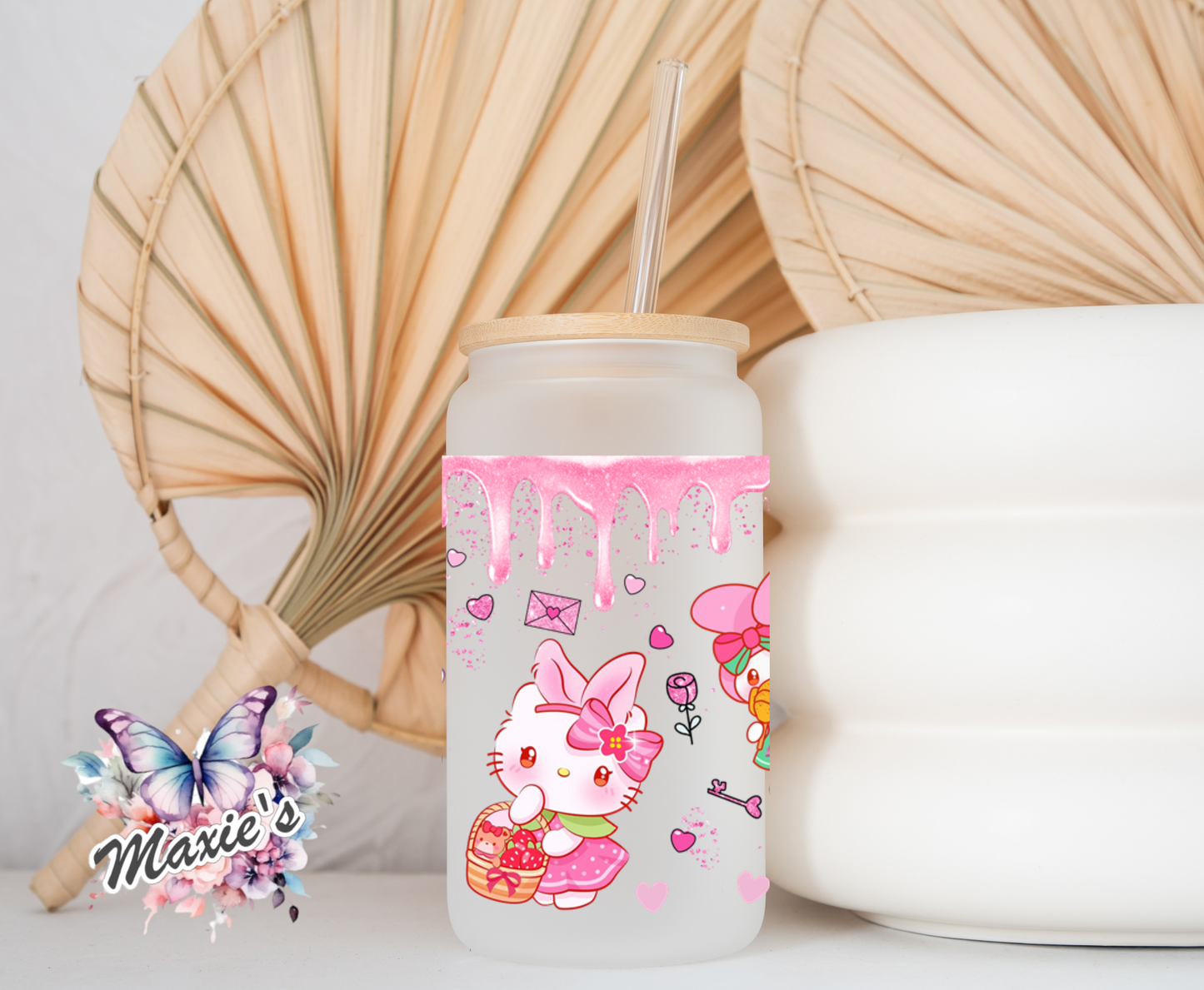 Hello-Kitty & Melody Valentine Delight π Graphic Design 16oz. UVDTF Cup Wrap