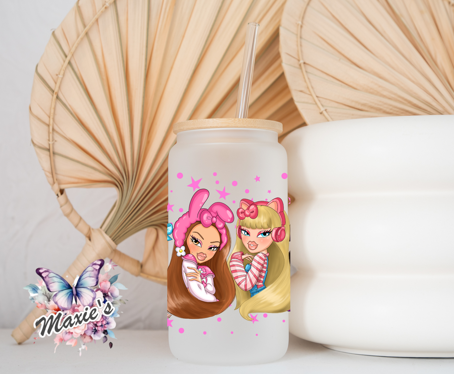 ✨️Double-Sided✨️ HK Style Bratz Girls Graphic Design 16oz. UVDTF Cup Wrap