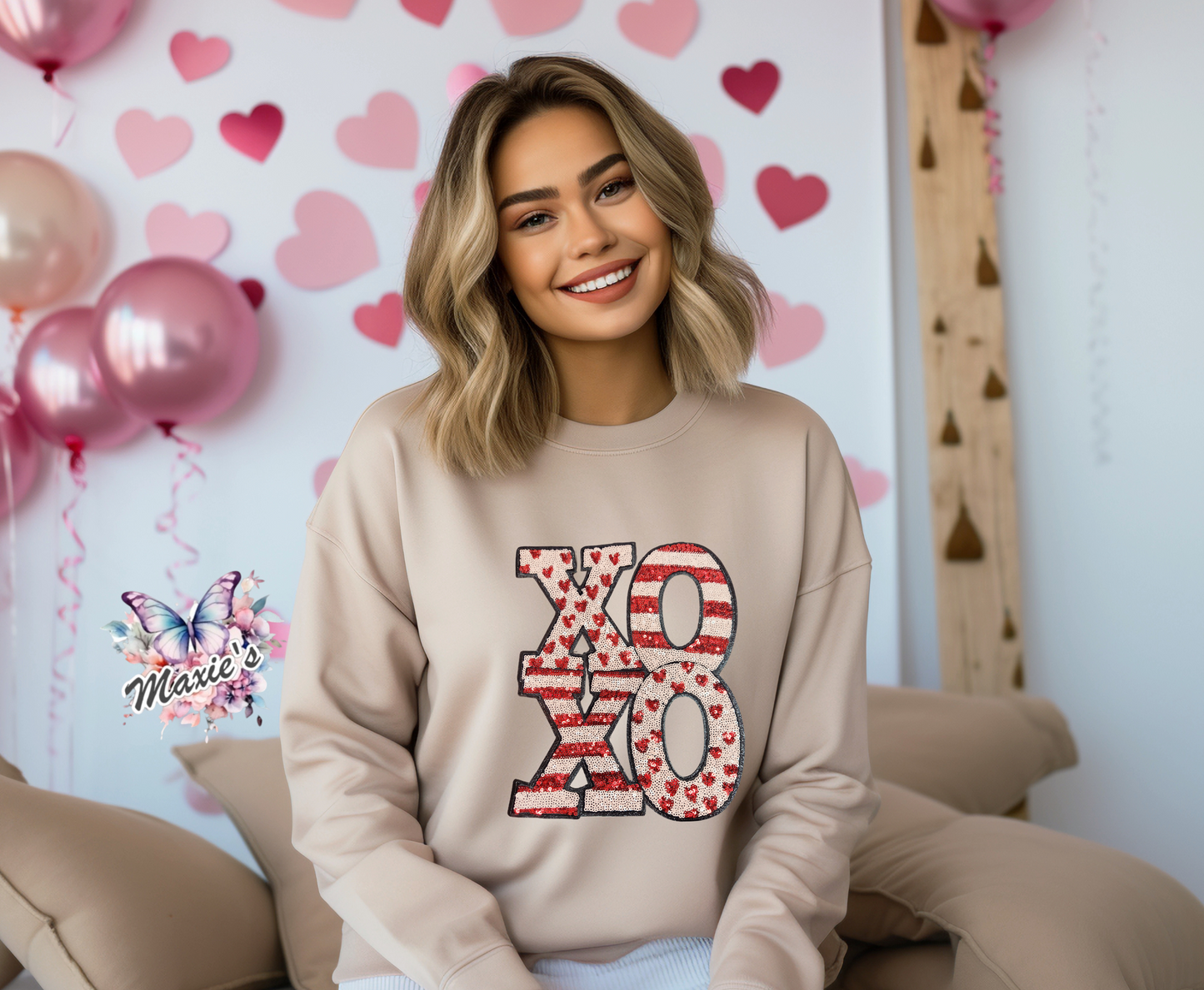 X.O.X.O Sequin Patch