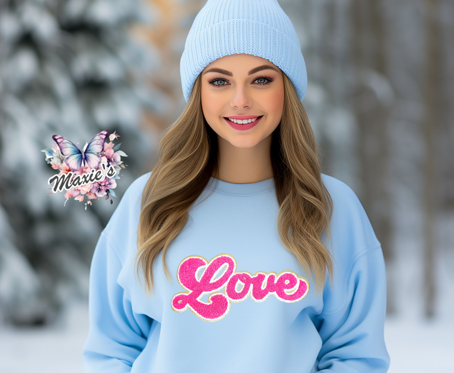 Pink Love Chenille Patch 🩷