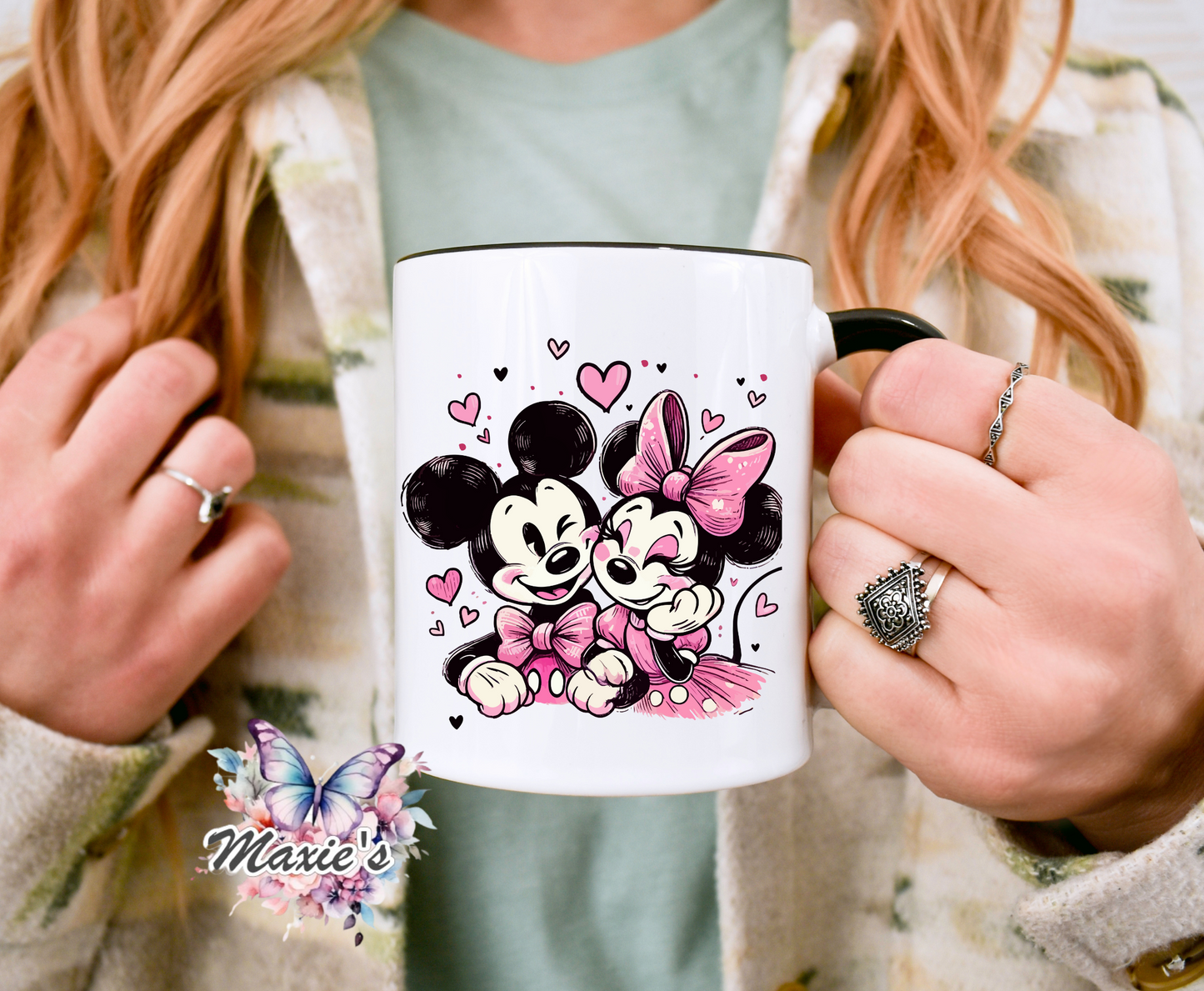 I ♥️ U Mickey Graphic Design UVDTF Decal