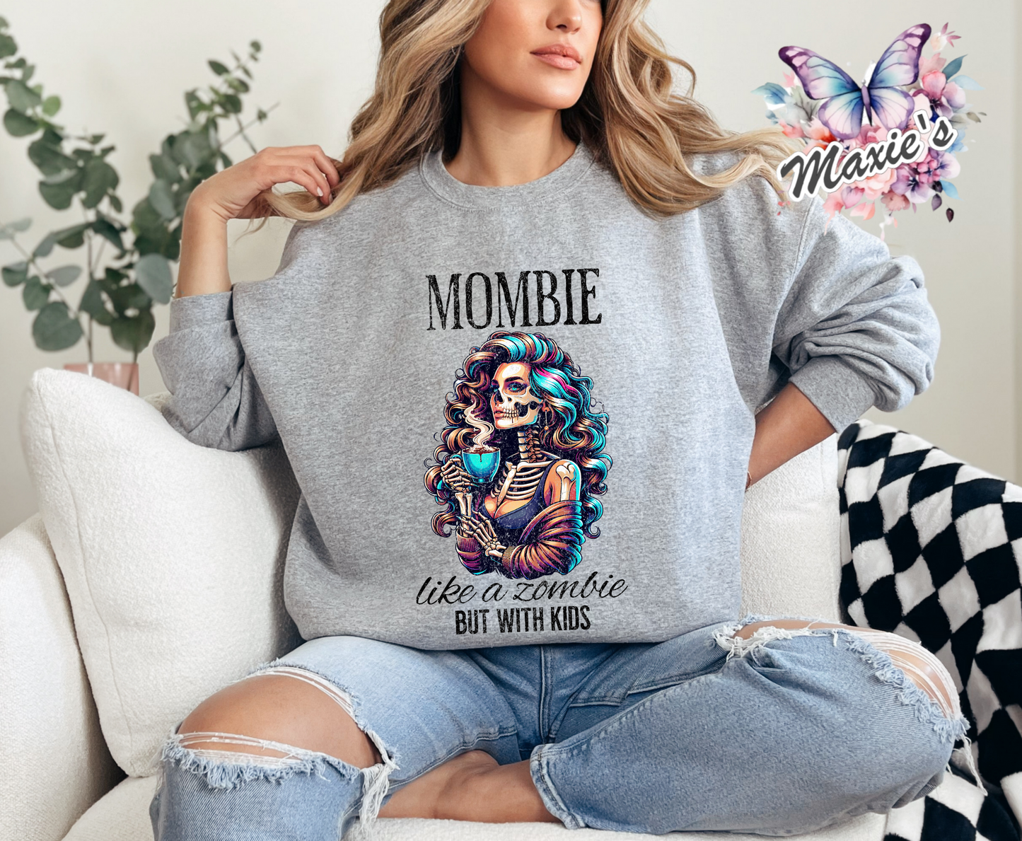 Mombie Graphic Design DTF Transfer Print