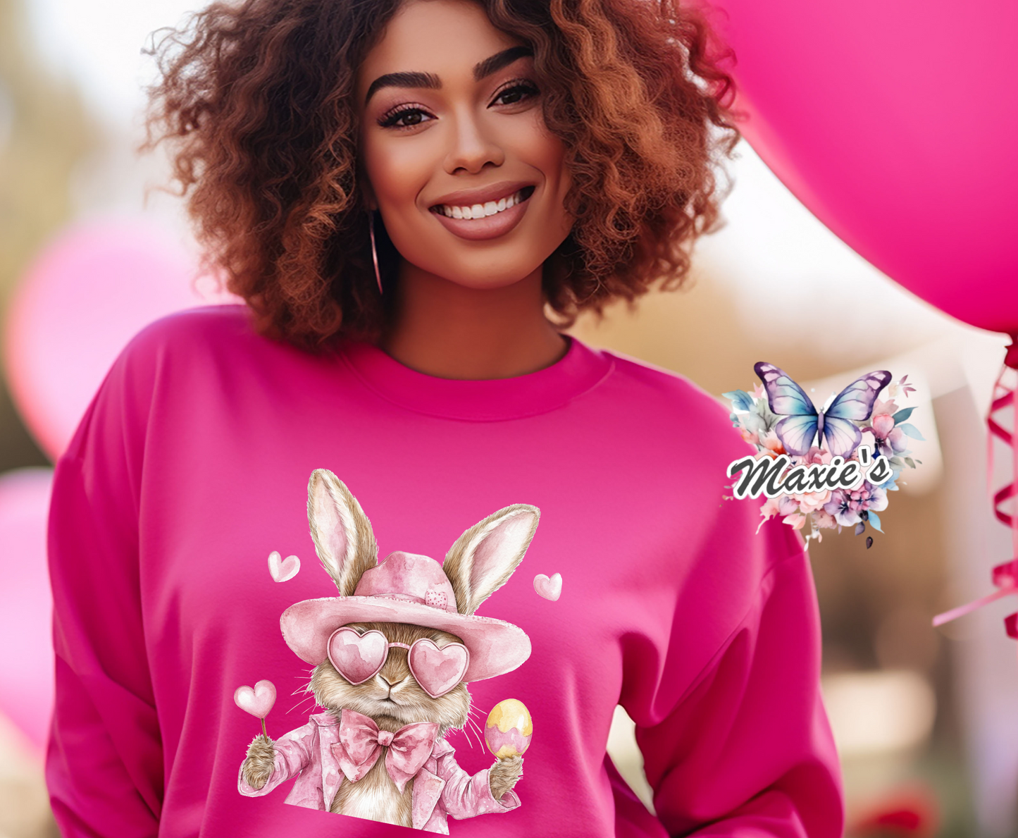 Sweet Lolli Bunny Graphic Design DTF Transfer Print