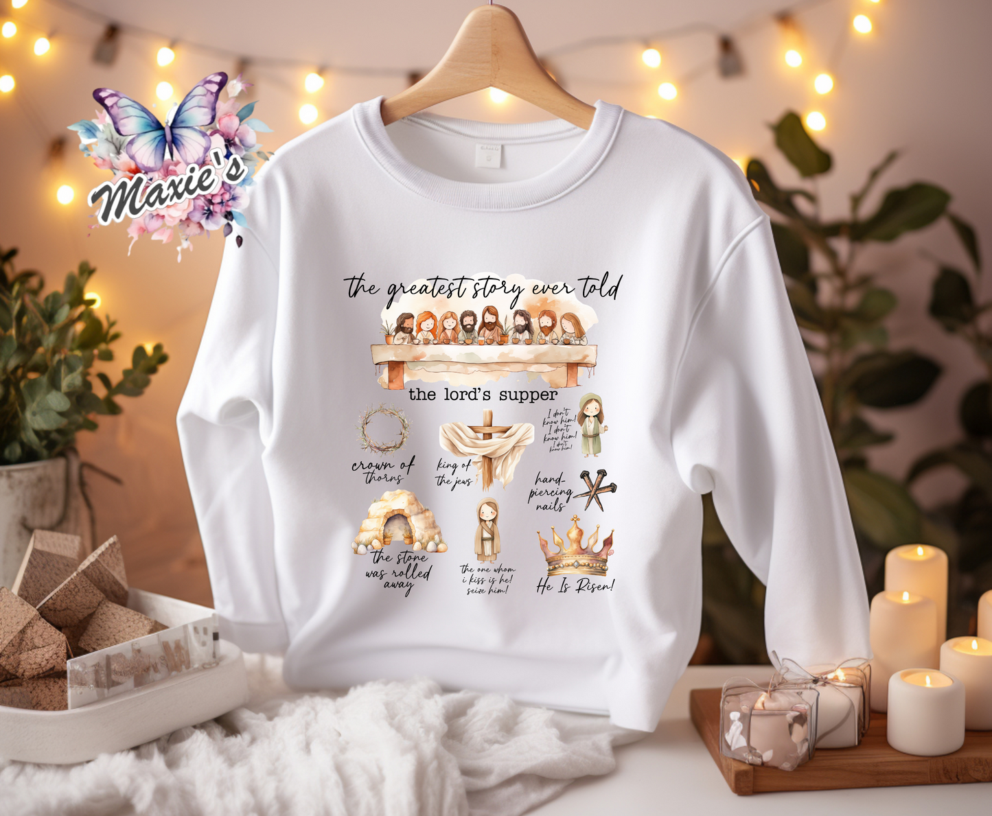 The Greatest Story Ever Told Graphic Design DTF Transfer Print