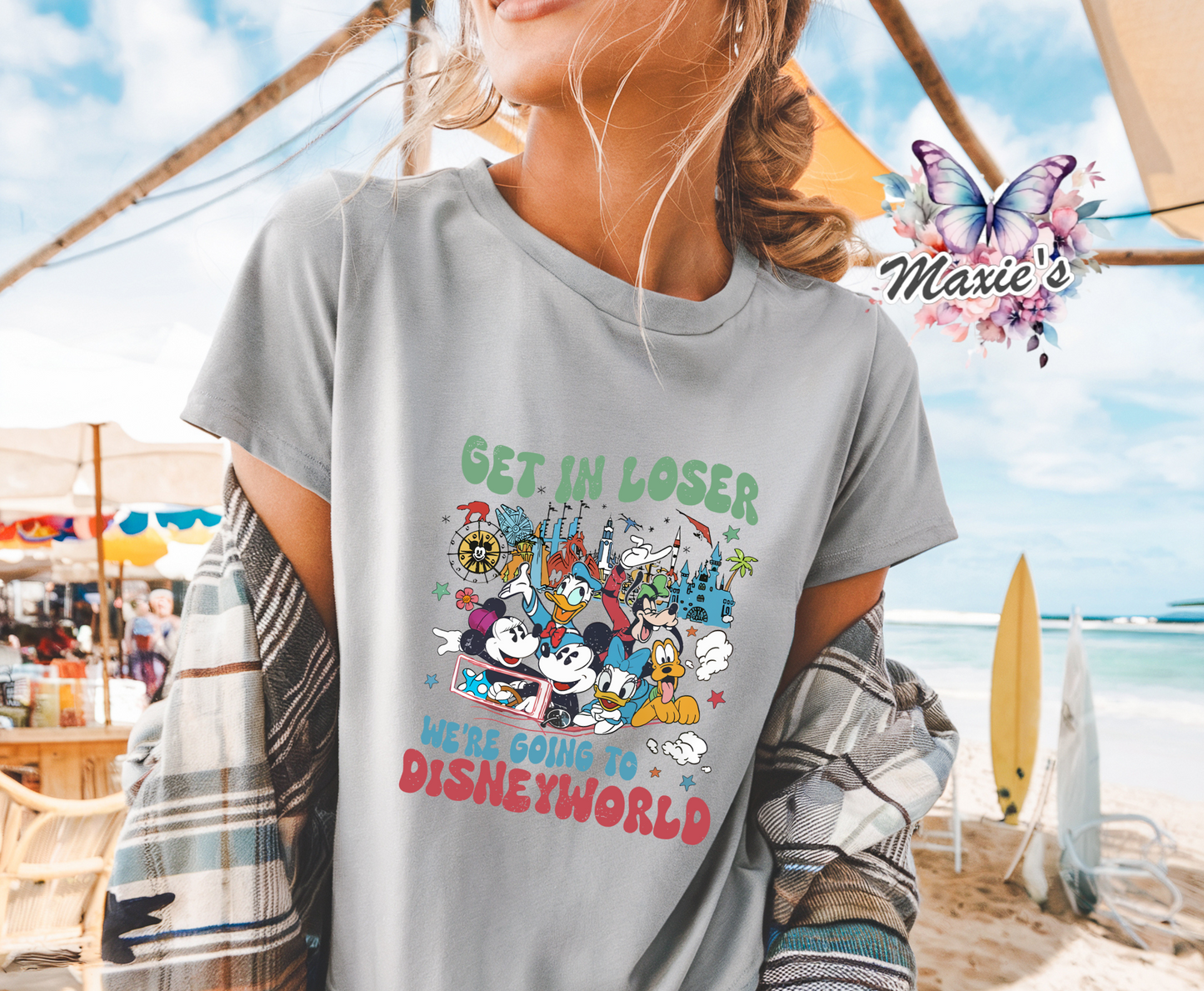 We're Going To Disney World Vintage Graphic Design DTF Transfer Print