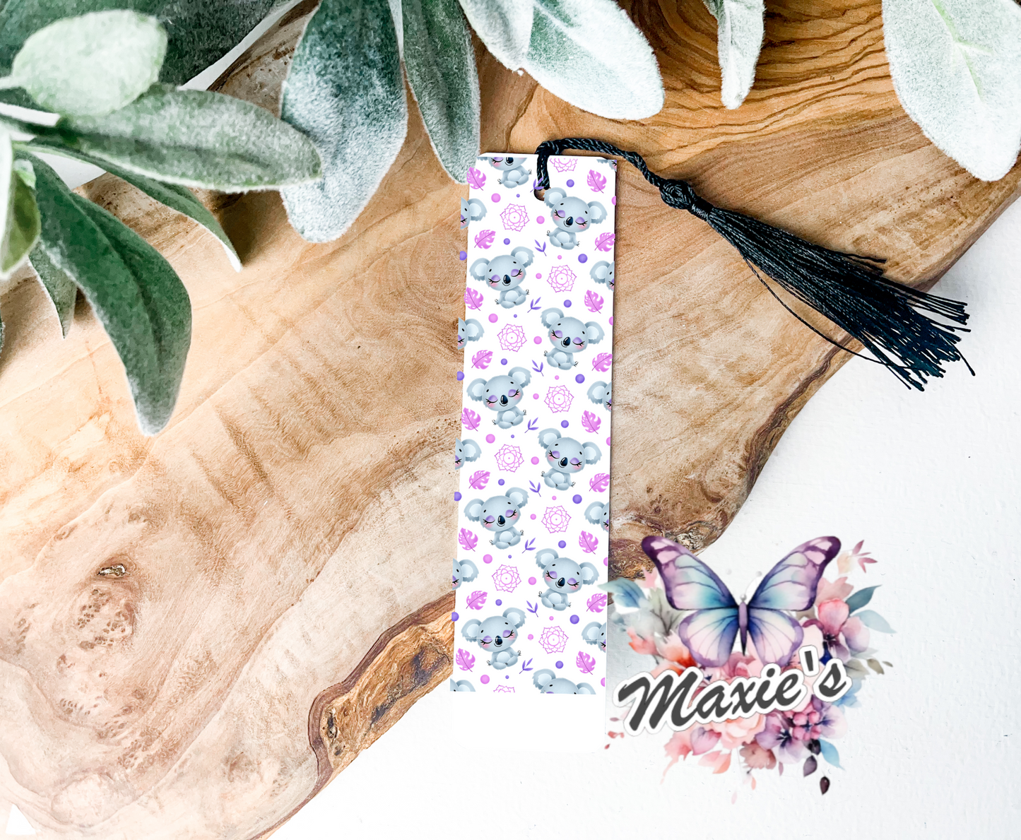 Floral Koala Bear π¨ Theme UVDTF Pen Wrap/Bookmark Decal