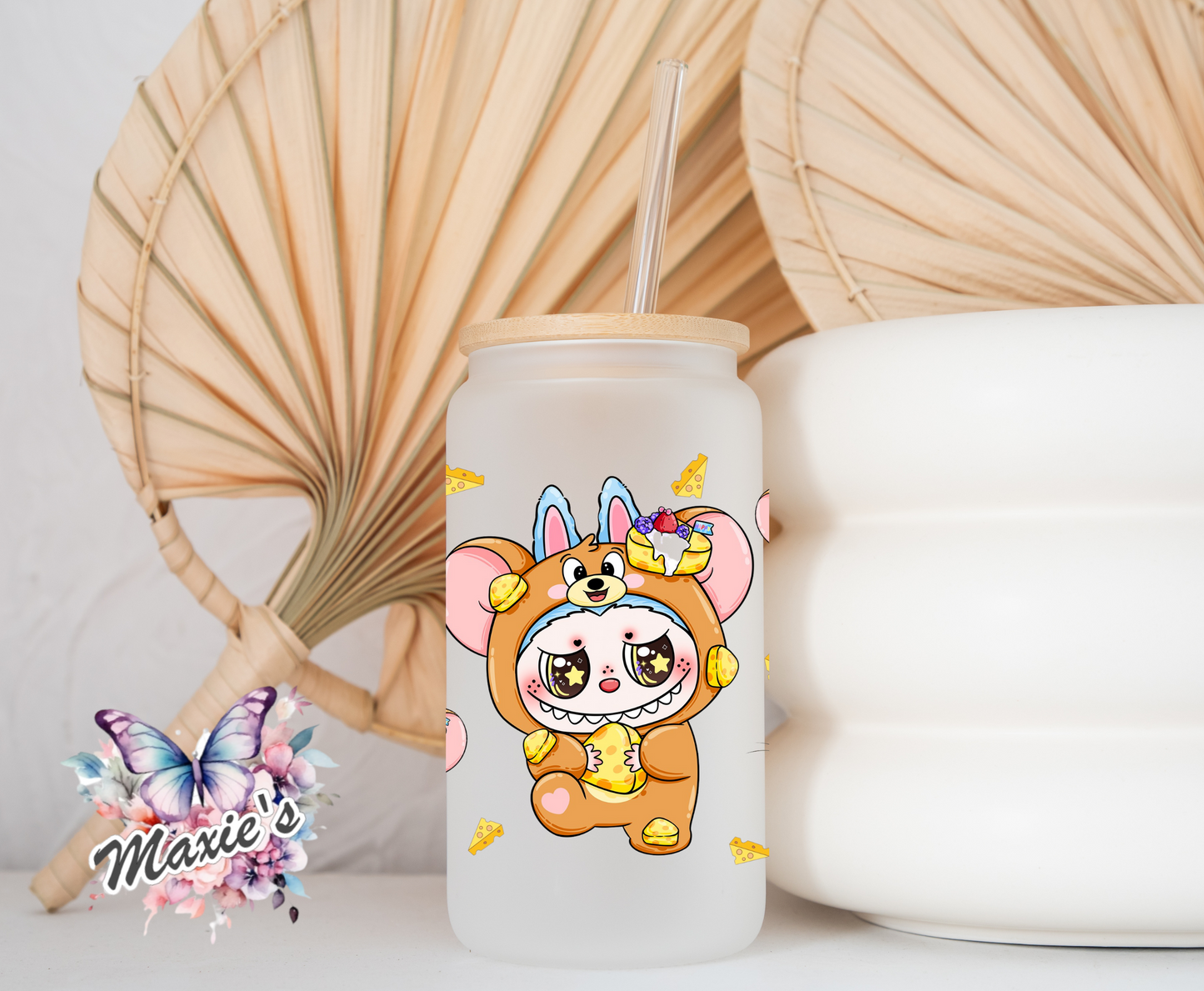 Jerry Mouse Labubu Graphic Design 16oz. UVDTF Cup Wrap