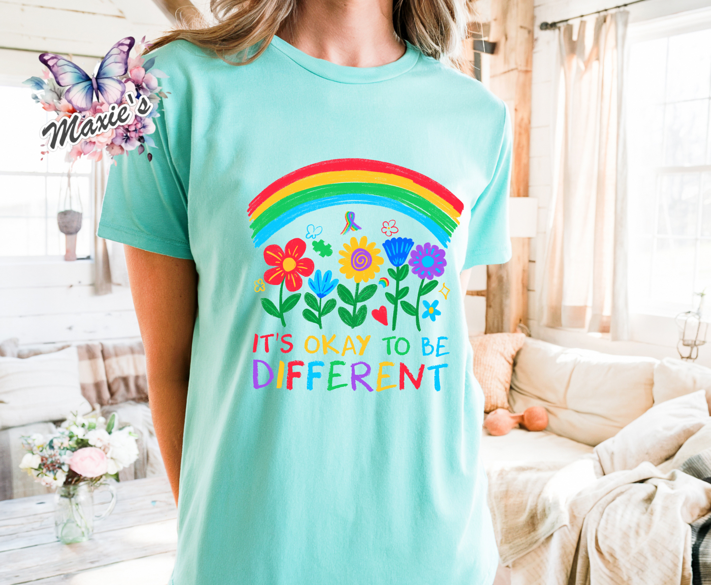 It's Ok To Be Different Autism Awareness DTF Transfer Print