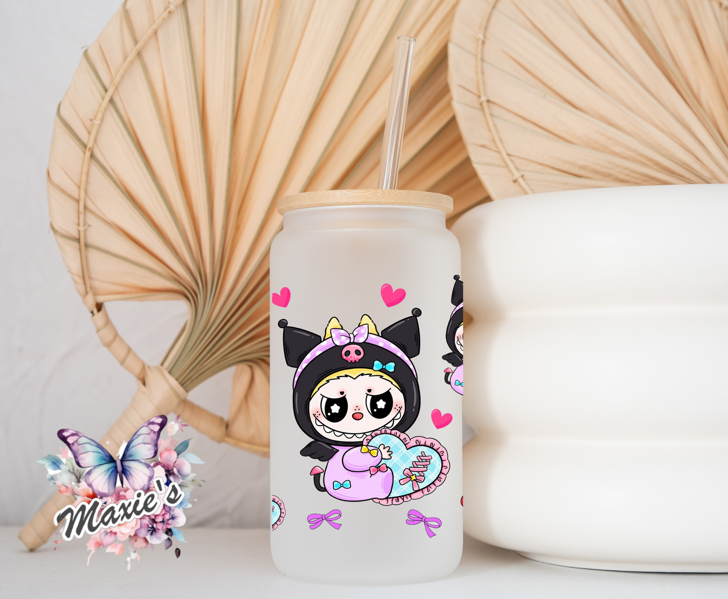 Kuromi Theme Labubu Graphic Design 16oz. UVDTF Cup Wrap