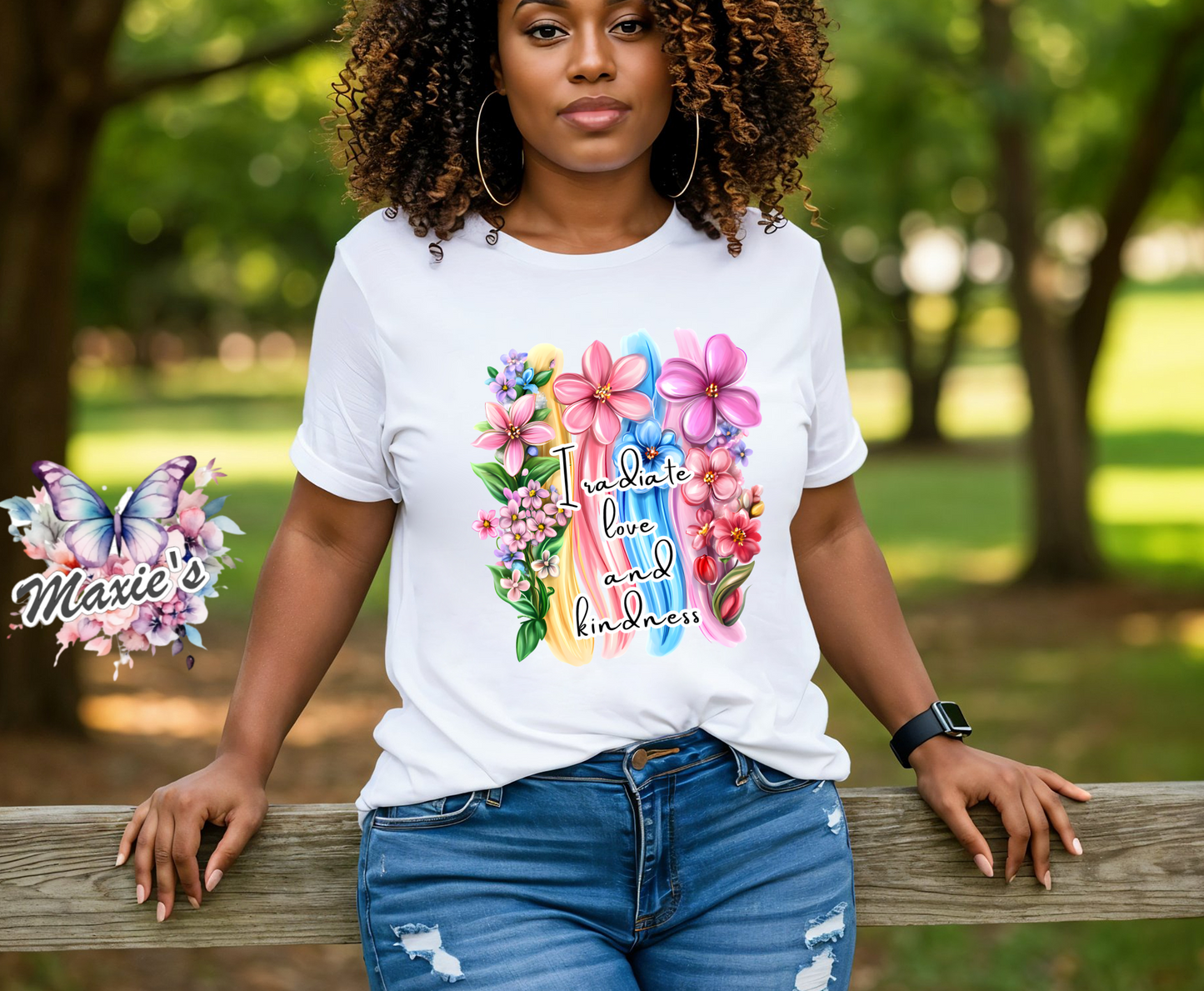 I Radiate Love ❤️ & Kindness Graphic Design DTF Transfer Print