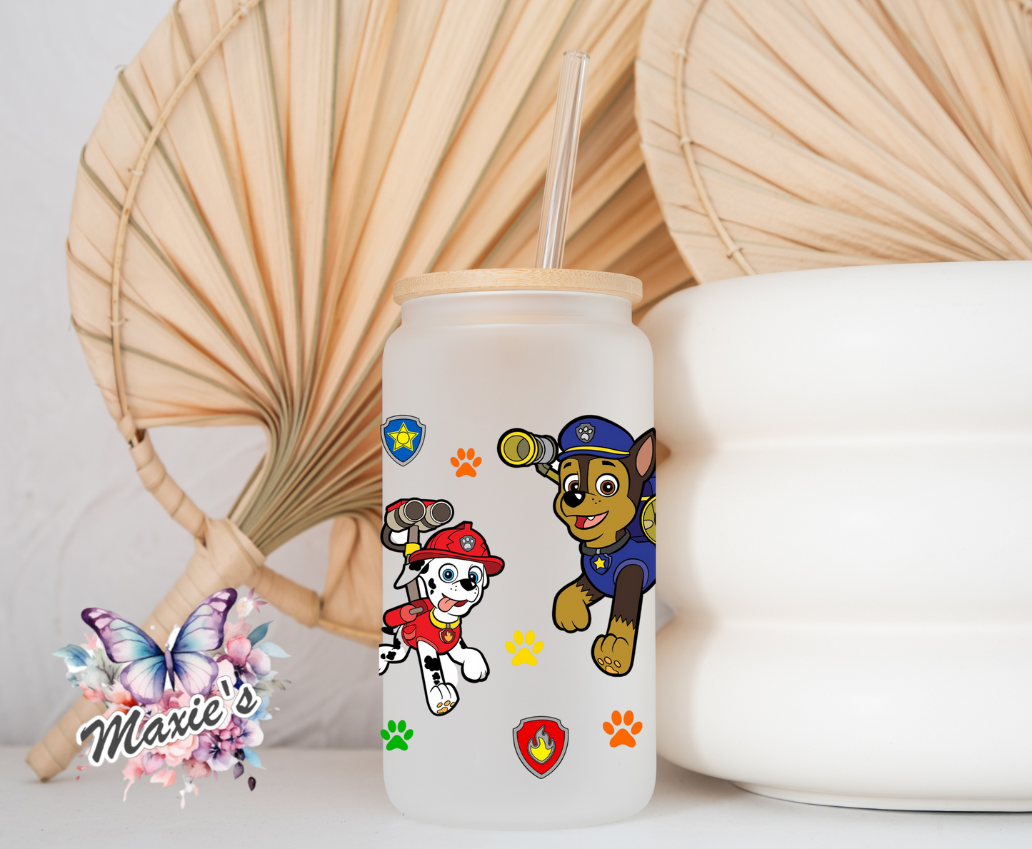 Paw Patrol Animation Graphic Design 16oz. UVDTF Cup Wrap