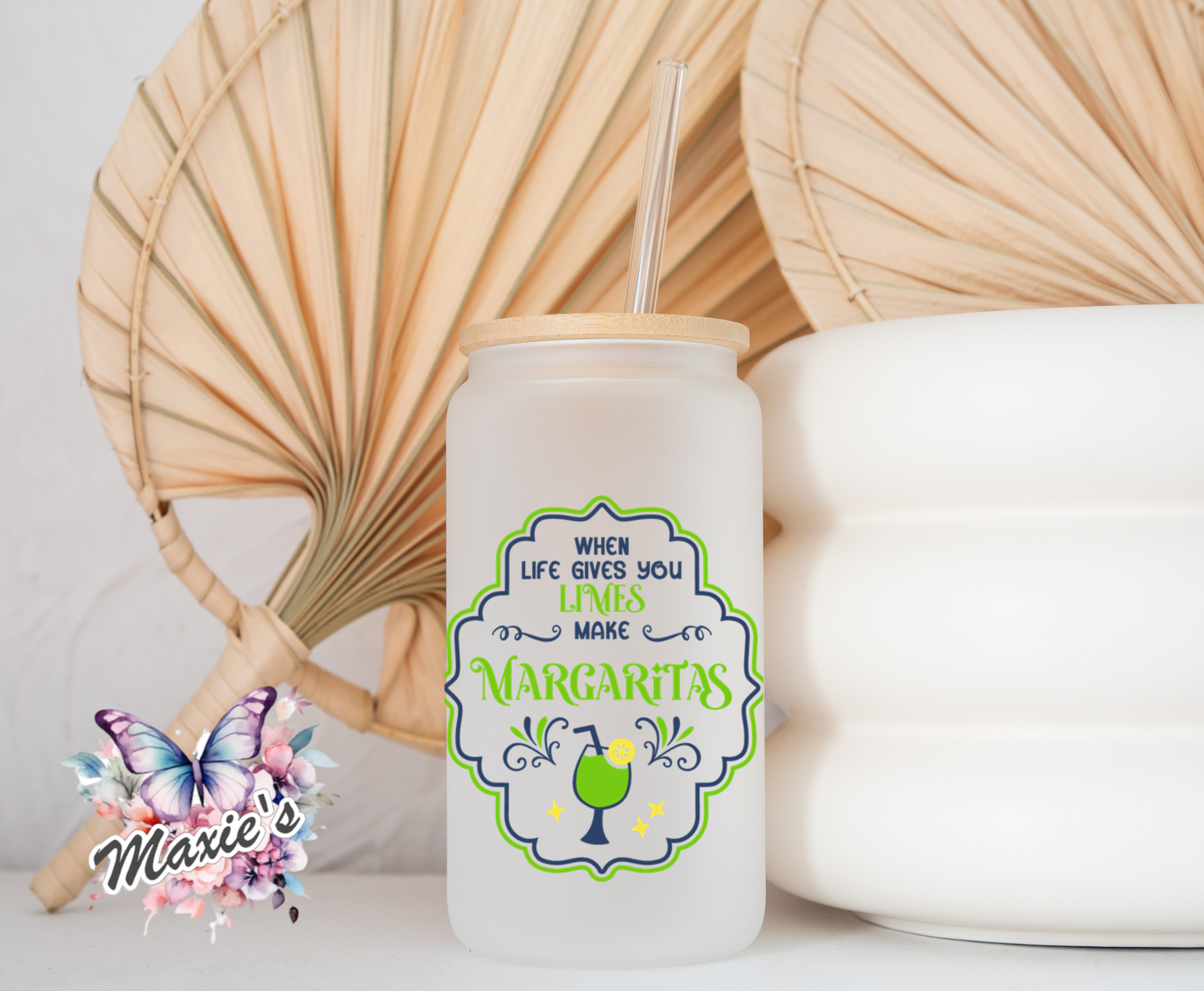 When Life Gives You πβπ©, Make Margaritas πΉ Graphic Design 16oz. UVDTF Cup Wrap