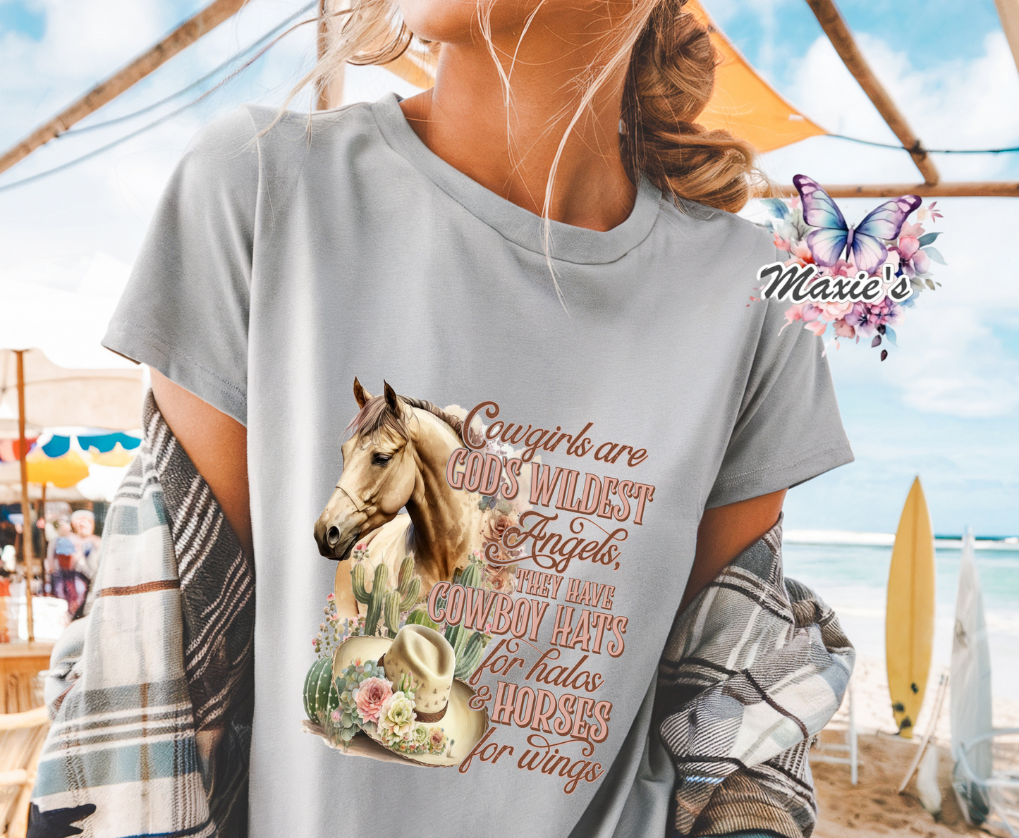 Cowgirls Are God's Wildest Angels DTF Transfer Print