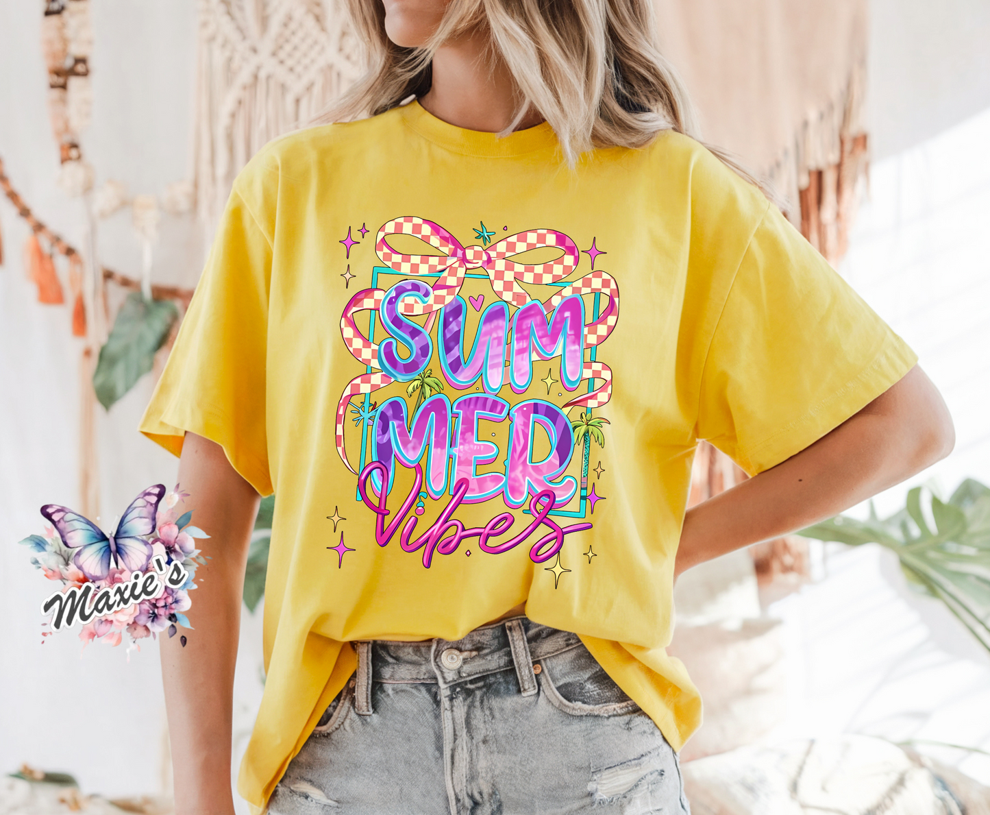 Summer Retro Graphic Design DTF Transfer Print