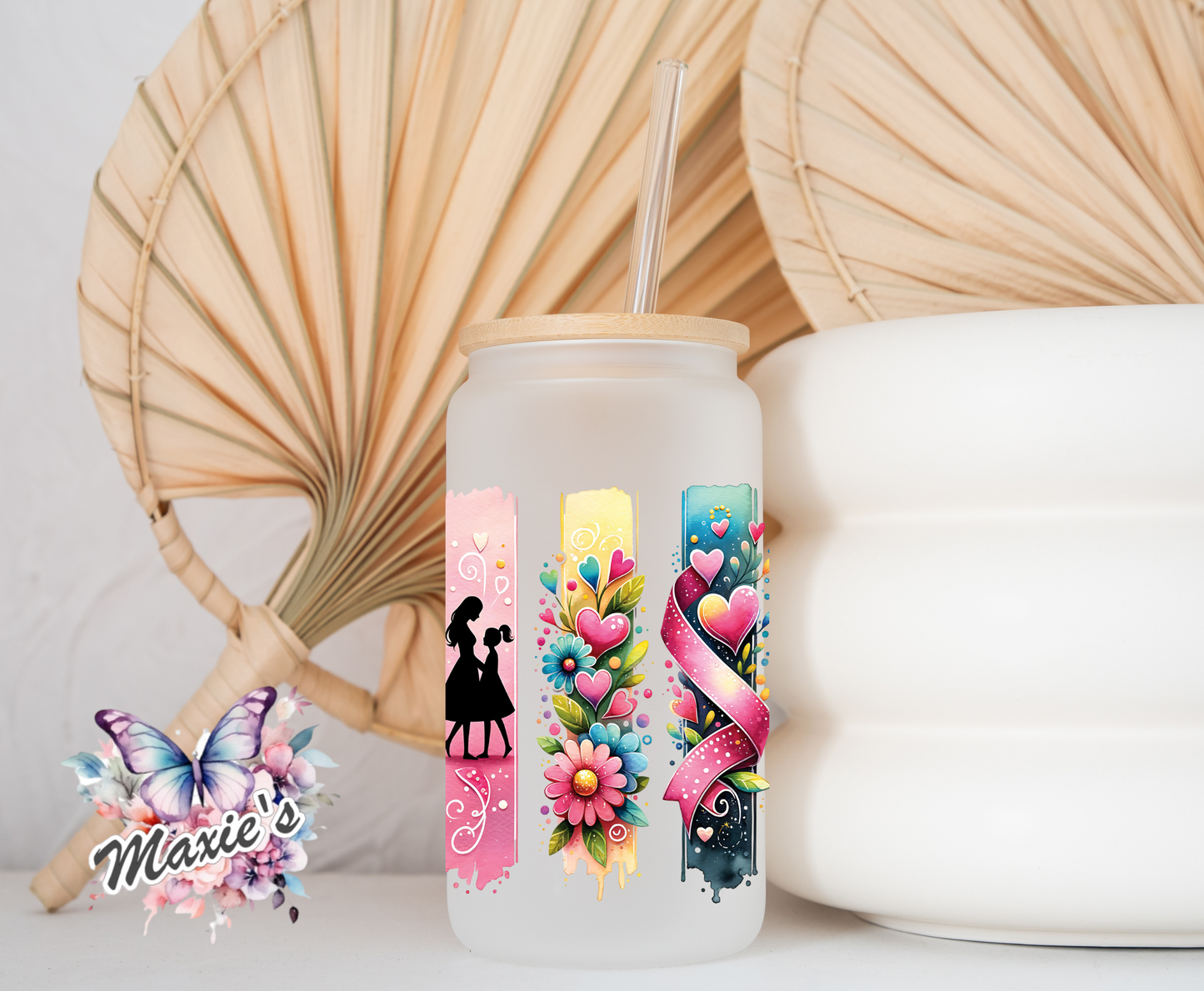 Love You Always Mom Graphic Design 16oz UVDTF Cup Wrap