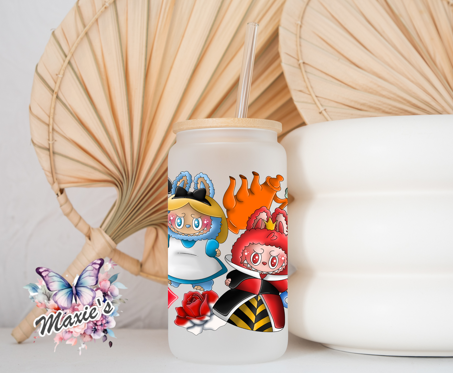 ✨️ Double-sided ✨️ Labubu In Wonder Land Graphic Design 16oz. UVDTF Cup Wrap