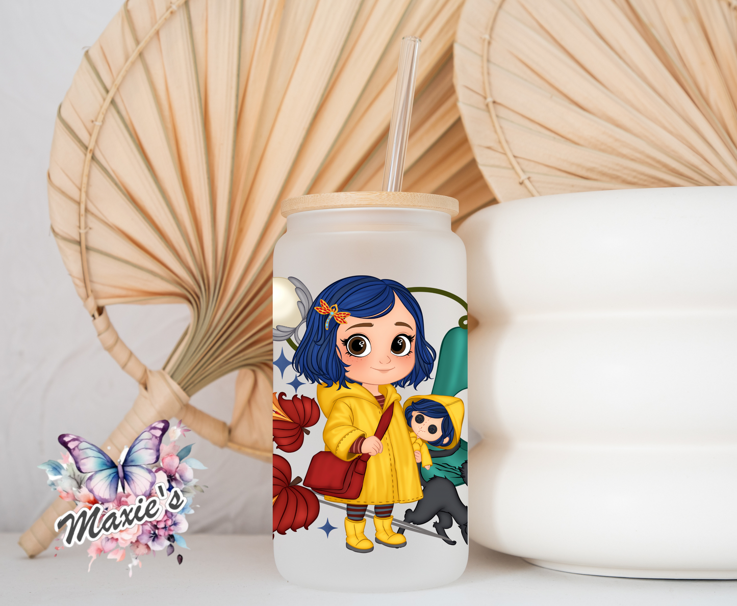 ✨️ Double-sided ✨️ Caroline Girl Graphic Design 16oz. UVDTF Cup Wrap